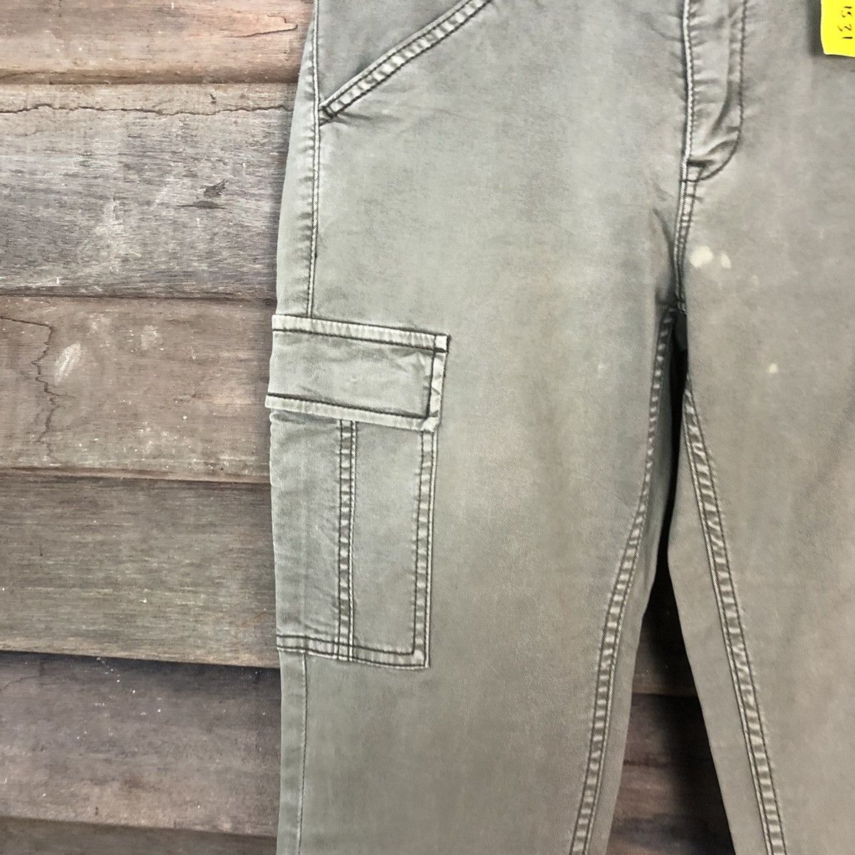 Faded Glory DLL Uniqlo faded Green Cargo Multipocket Pants #1531 Size 27" / US 4 / IT 40 - 4 Thumbnail