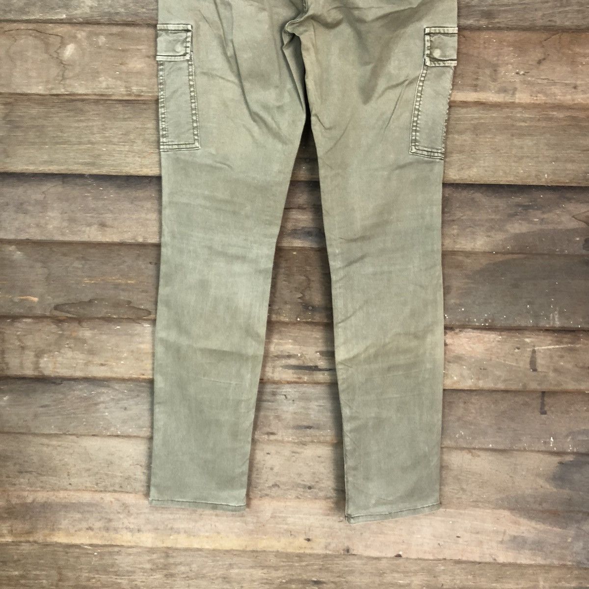 Faded Glory DLL Uniqlo faded Green Cargo Multipocket Pants #1531 Size 27" / US 4 / IT 40 - 11 Thumbnail