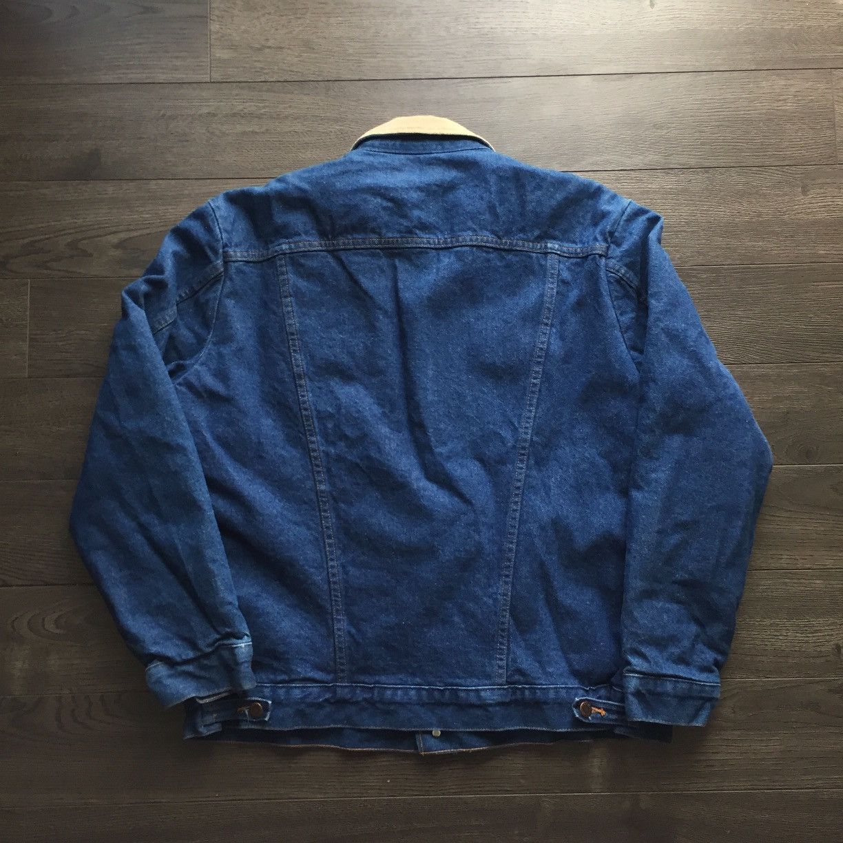 Vintage × Wrangler Vintage 80’s Wrangler Western Blanket Lined Denim Jacket Size US XL / EU 56 / 4 - 4 Thumbnail