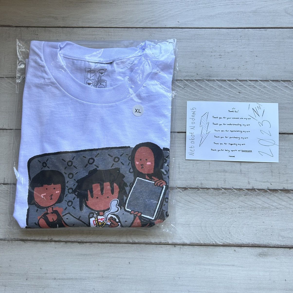 Kodone × Lyrical Lemonade × Playboi Carti SELF-TiTLED / EPONYMOUS TEE WHiTE Size US XL / EU 56 / 4 - 2 Thumbnail