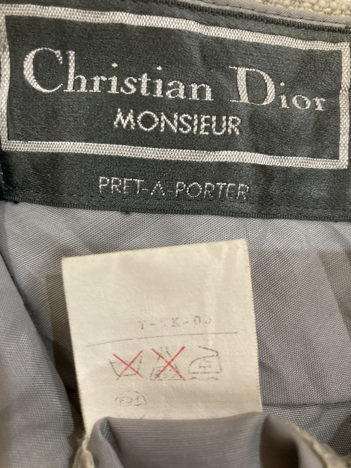 Christian Dior Monsieur VINTAGE CHRISTIAN DIOR MONSIEUR WOOL PANTS Size US 30 / EU 46 - 6 Thumbnail