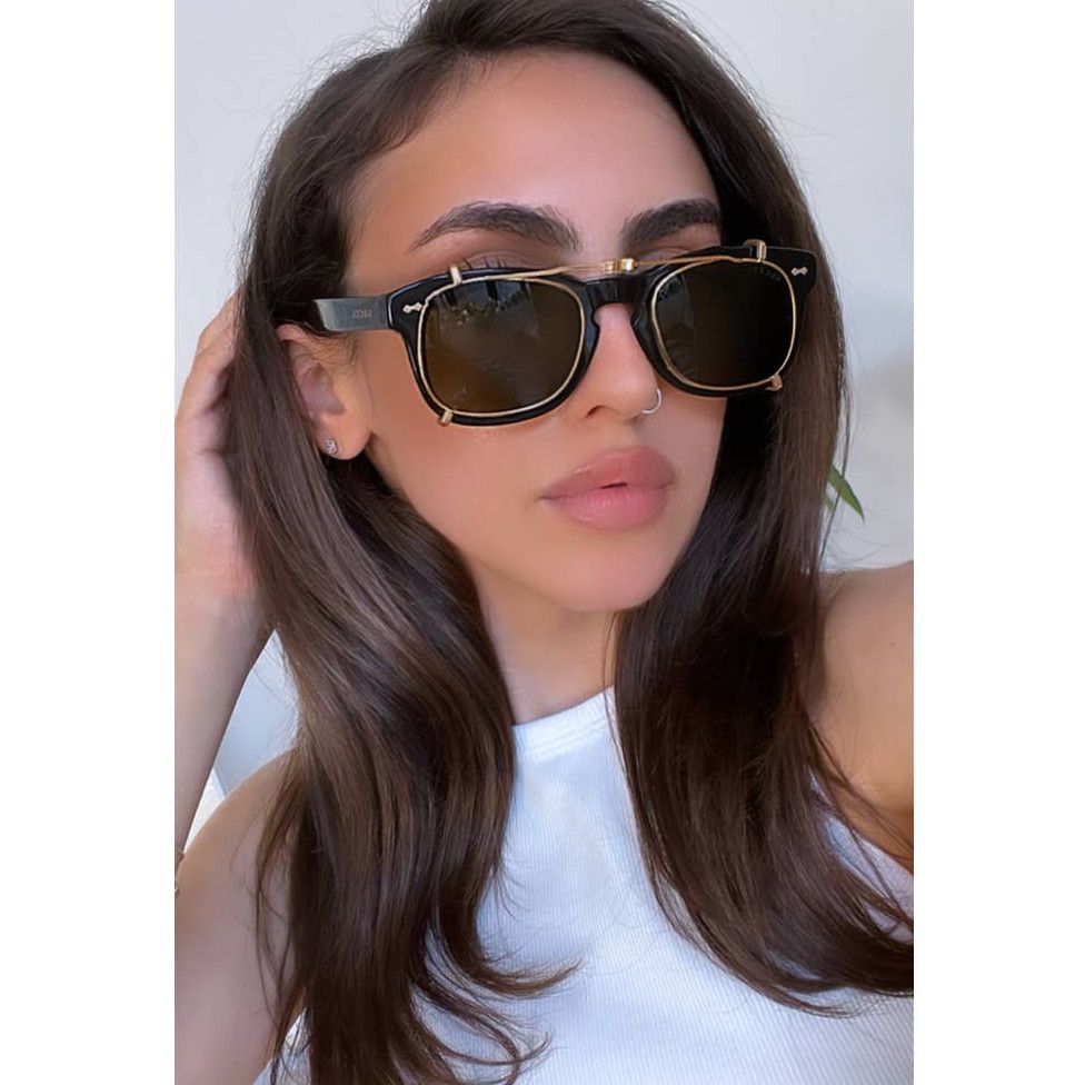 Gucci NEW Gucci GG0182S Black Clip On Sunglasses $780 | Grailed