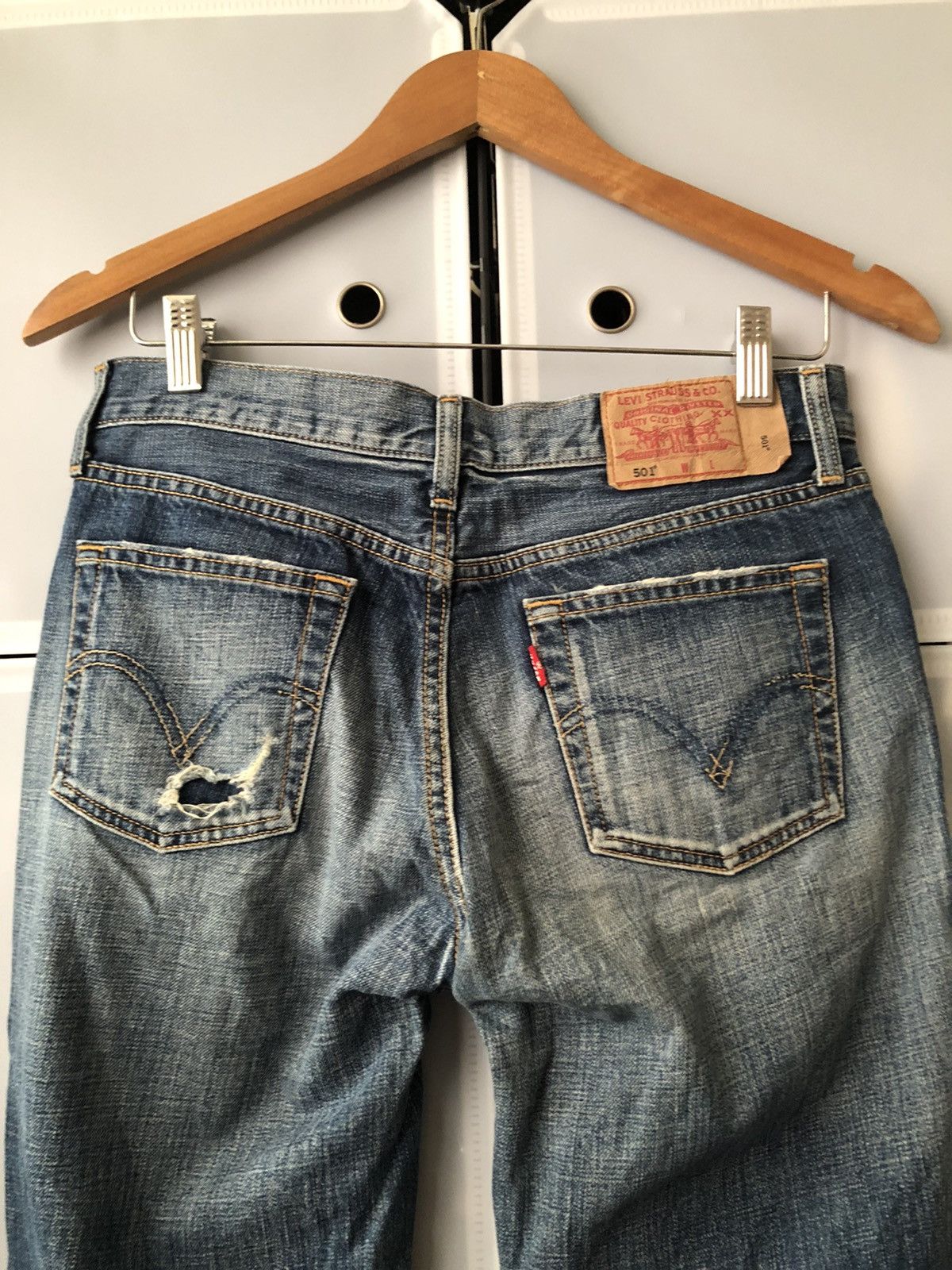 Levi's Vintage levis 501 distressed denim Size US 29 - 4 Thumbnail