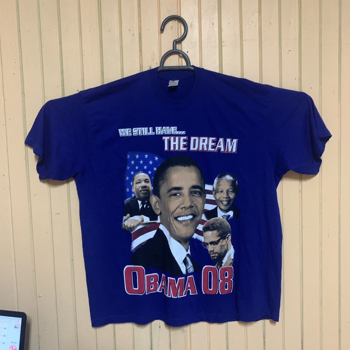 Other Y2K Obama 08 Big Print Tee Size US XXL / EU 58 / 5 - 6 Thumbnail