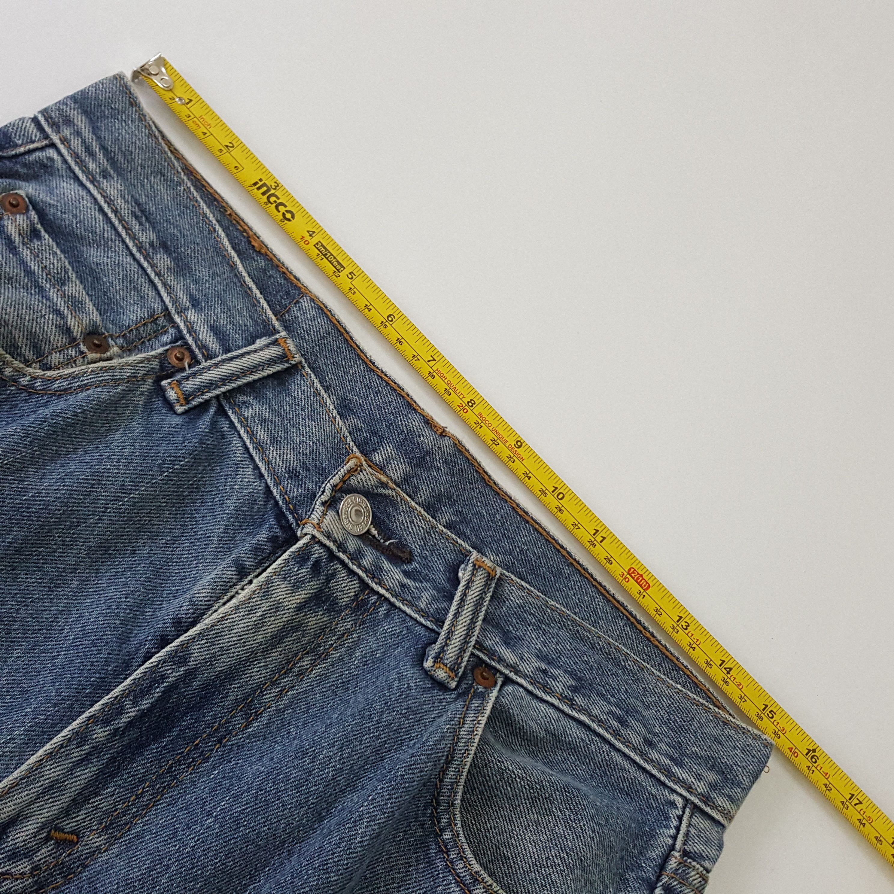 Levi's Vintage Clothing Vintage Levi's 550 Distress Denim Kurt Cobain style pants Size US 30 / EU 46 - 17 Thumbnail