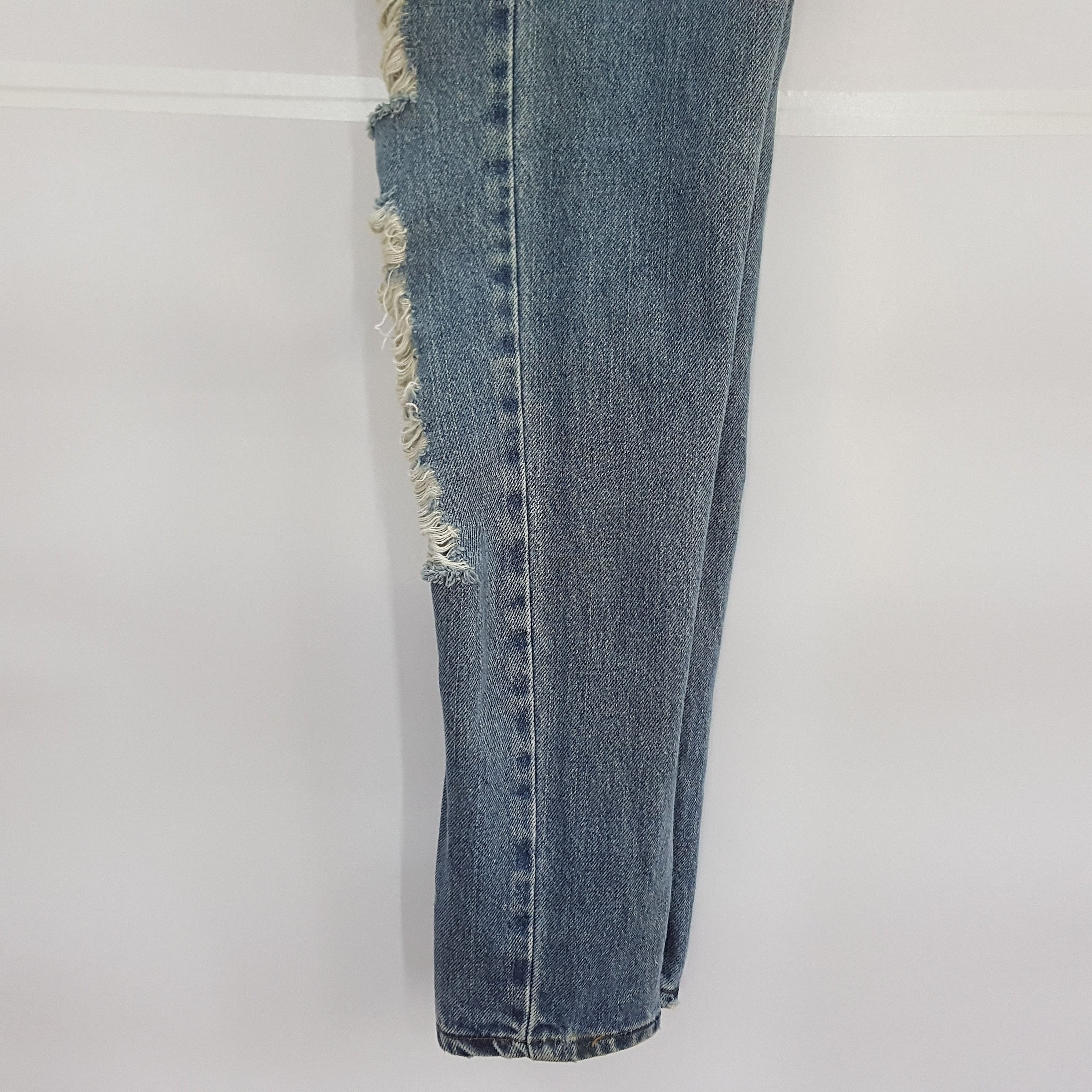 Levi's Vintage Clothing Vintage Levi's 550 Distress Denim Kurt Cobain style pants Size US 30 / EU 46 - 9 Thumbnail