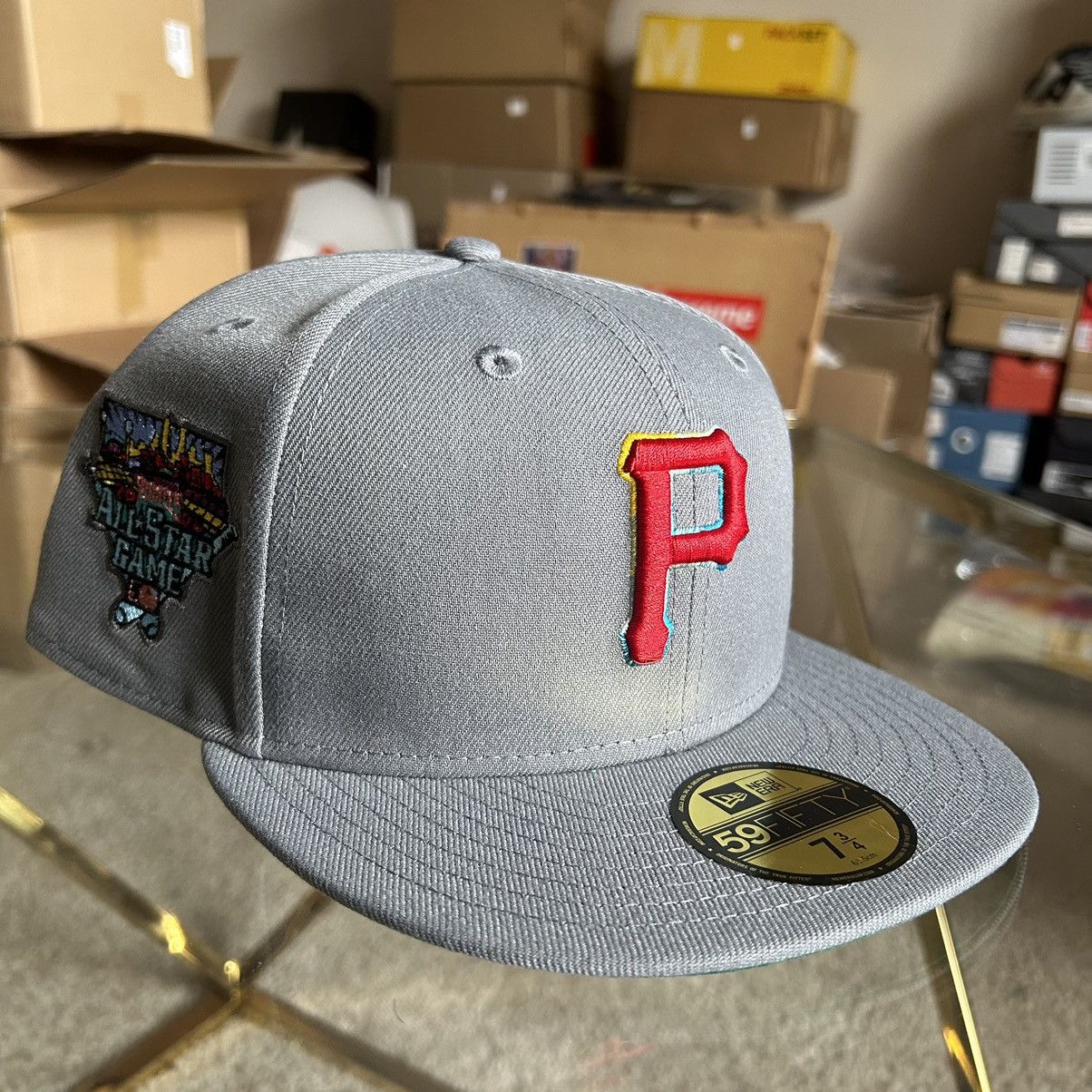 MLB × MyFitteds × New Era 7 3/4 PiTTSBURGH PiRATES PLAYSTATiON PS1 NEUTRAL MULTi-COLOR Size ONE SIZE - 6 Thumbnail