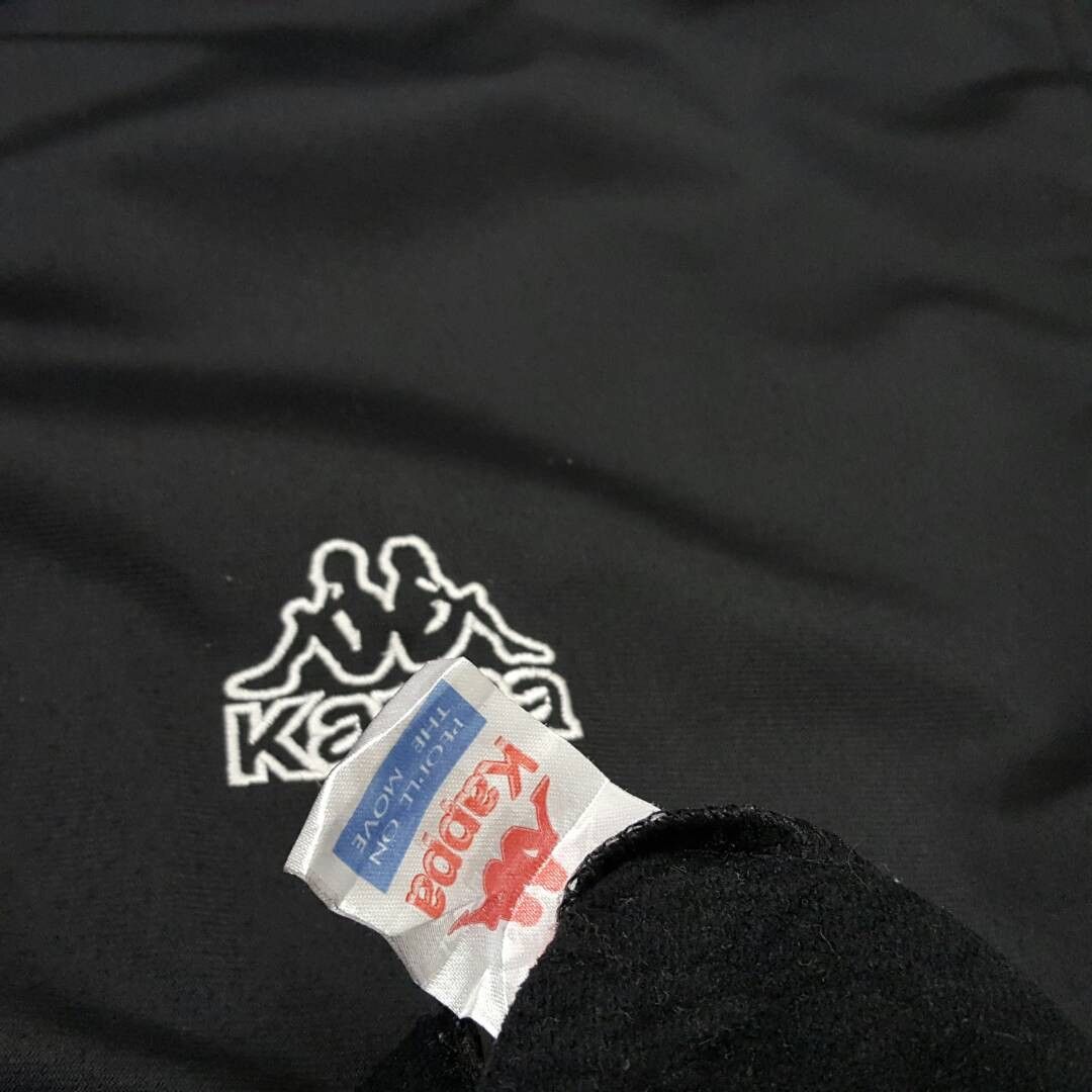 Kappa × Vintage Vintage Kappa stripe design big logo black sweaters jacket Size US L / EU 52-54 / 3 - 5 Thumbnail
