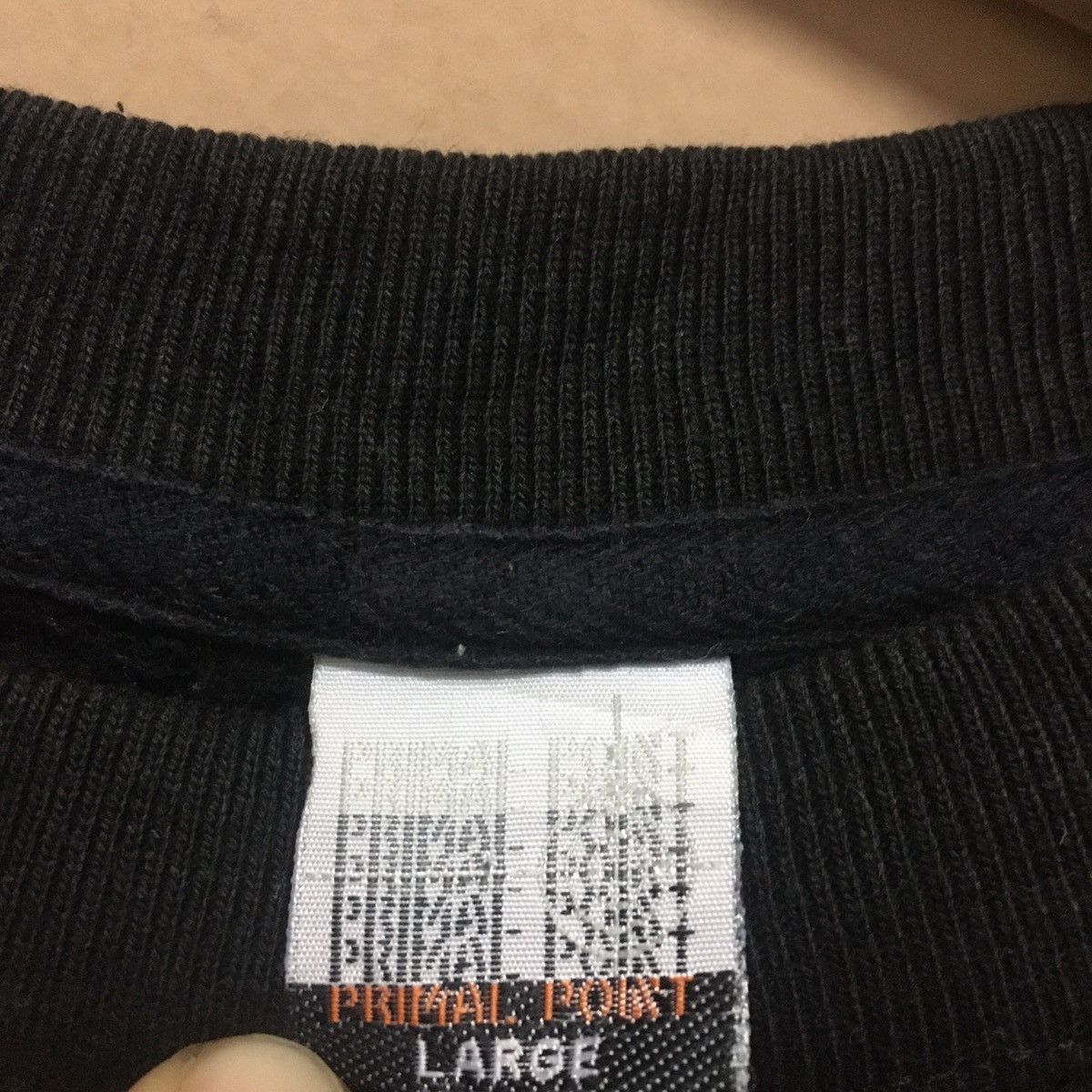 Japanese Brand Primal Point Black Sweatshirt Size US L / EU 52-54 / 3 - 5 Thumbnail