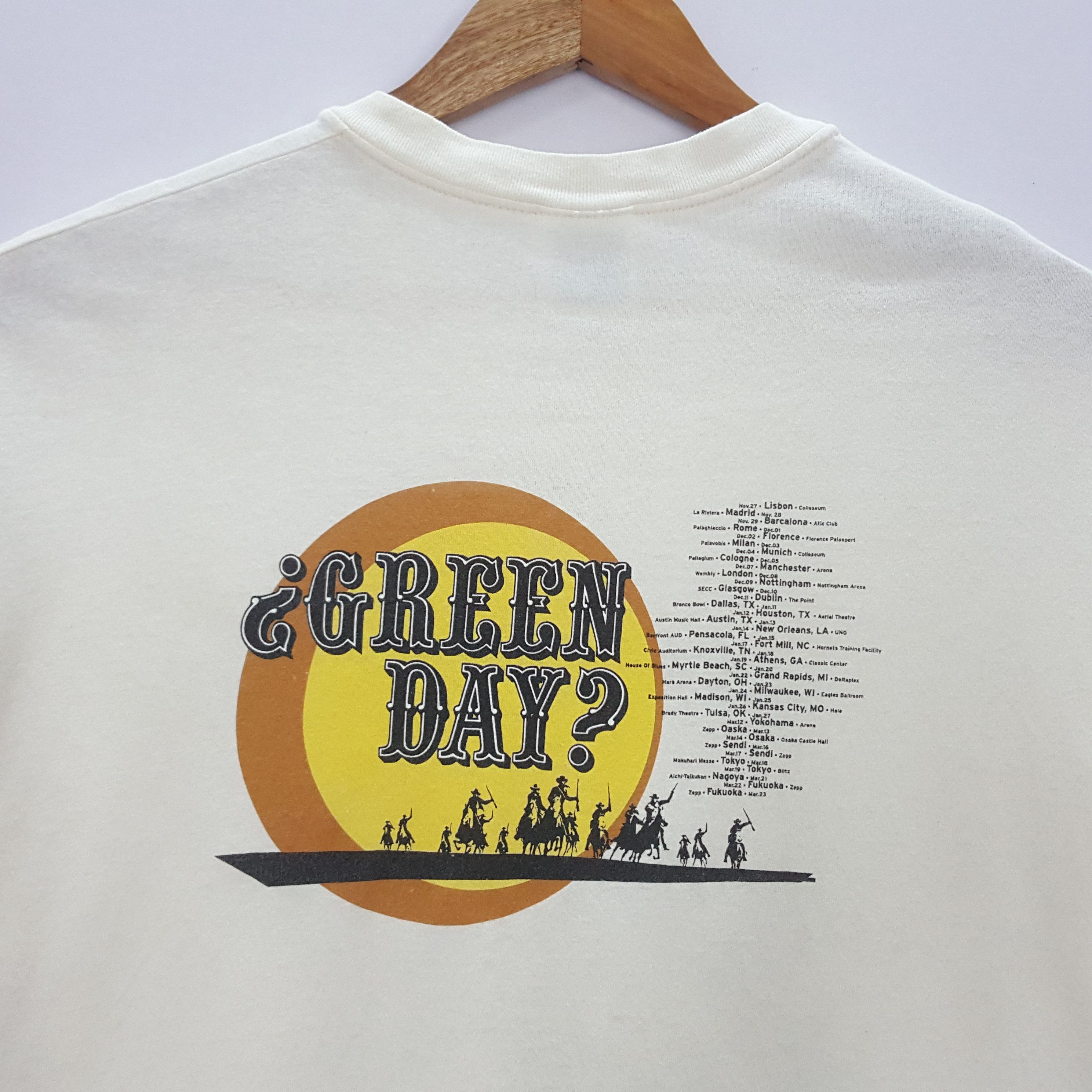 Band Tees × Vintage Vintage Green Day American rock band tour design t-hirt Size US L / EU 52-54 / 3 - 4 Thumbnail