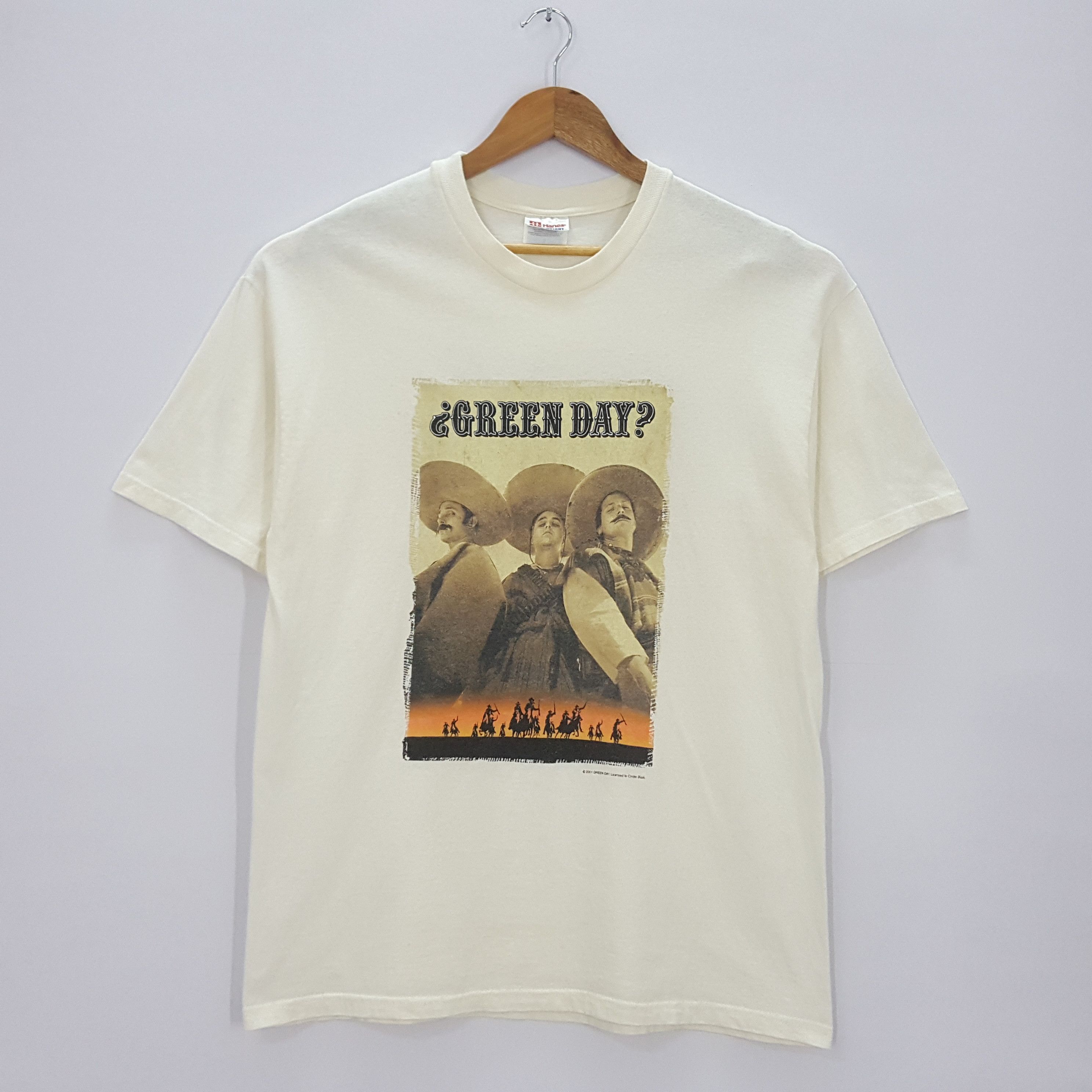 Band Tees × Vintage Vintage Green Day American rock band tour design t-hirt Size US L / EU 52-54 / 3 - 1 Thumbnail