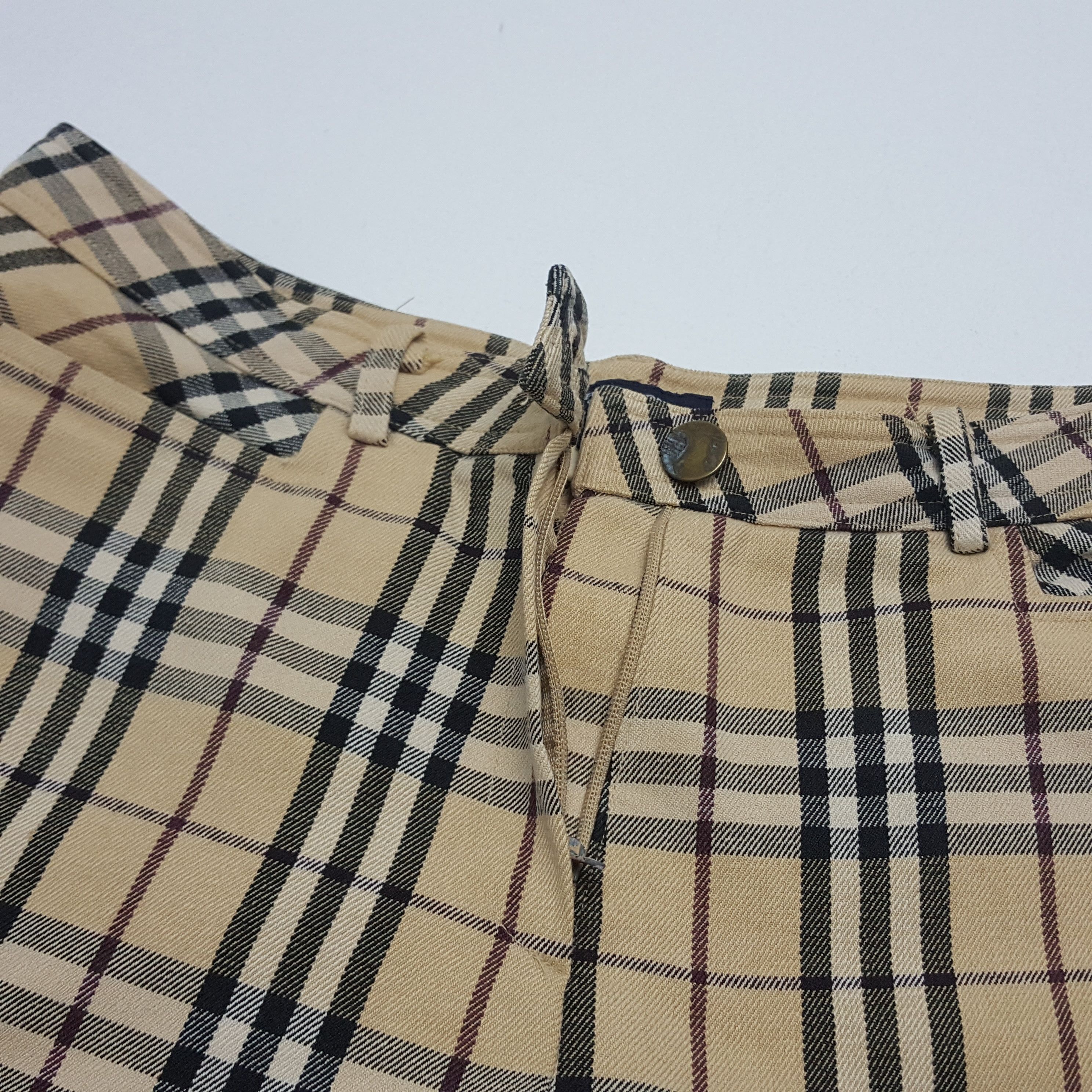 Burberry × Vintage Vintage BURBERRY Nova Check Trousers Pants Size US 27 - 9 Thumbnail