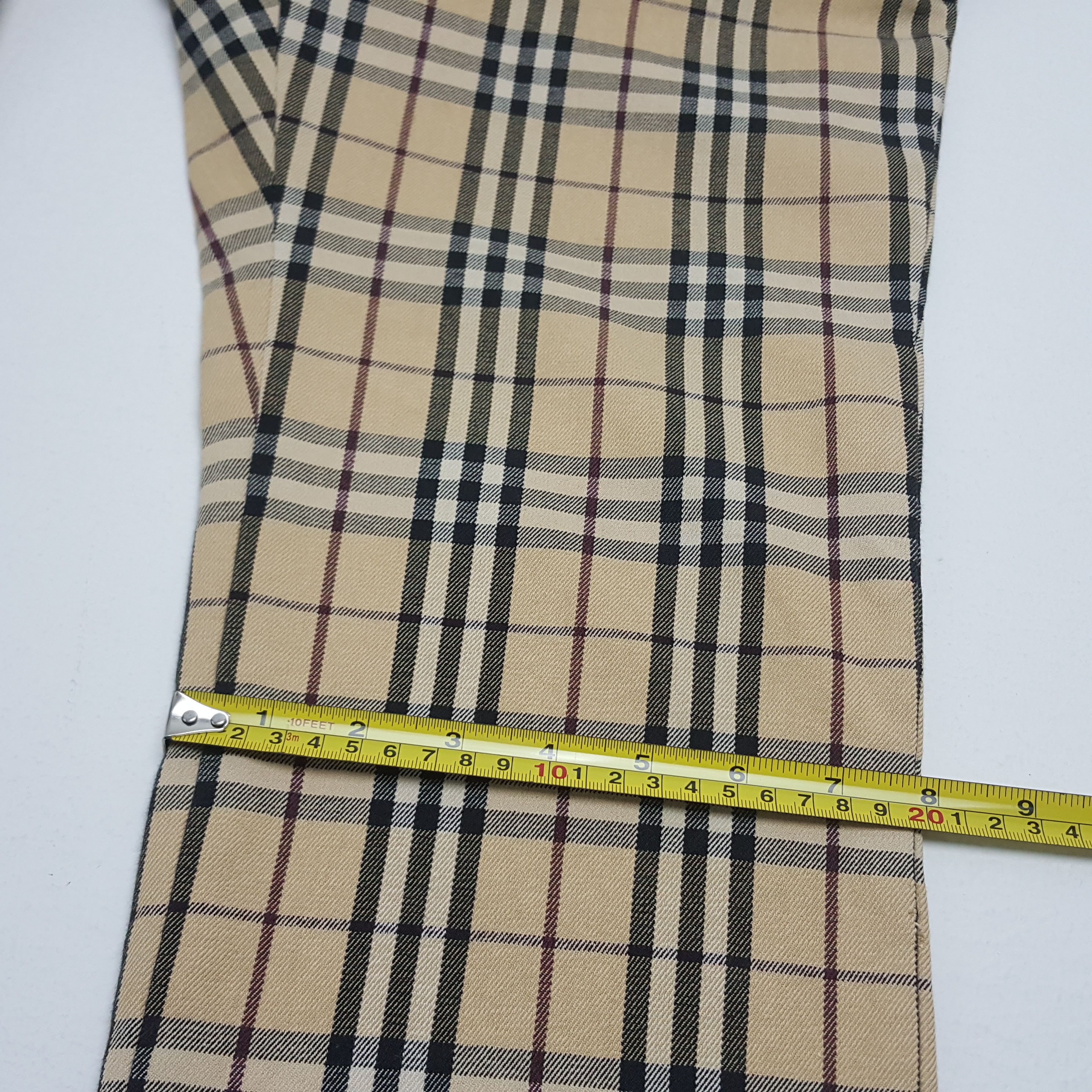 Burberry × Vintage Vintage BURBERRY Nova Check Trousers Pants Size US 27 - 13 Thumbnail