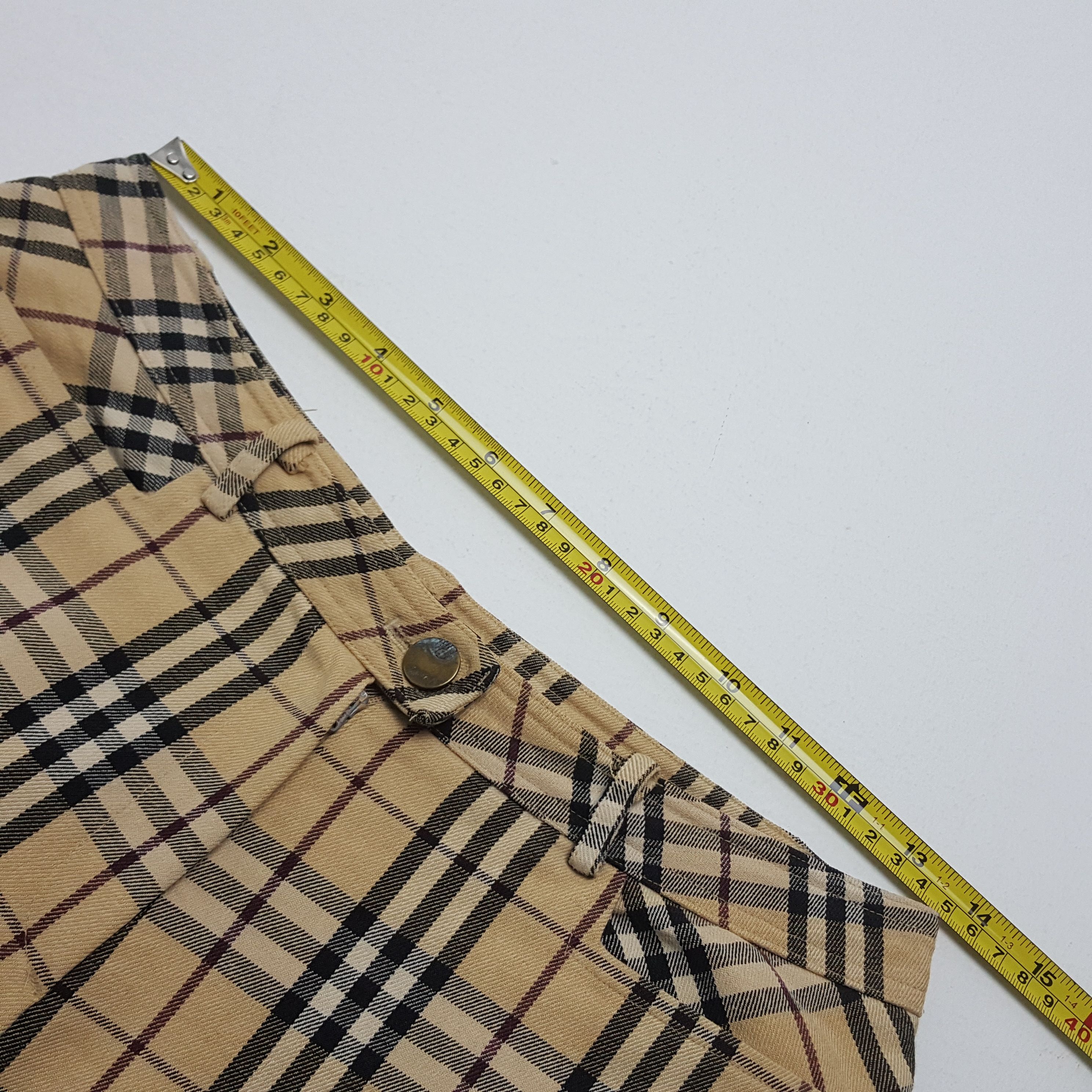 Burberry × Vintage Vintage BURBERRY Nova Check Trousers Pants Size US 27 - 15 Thumbnail