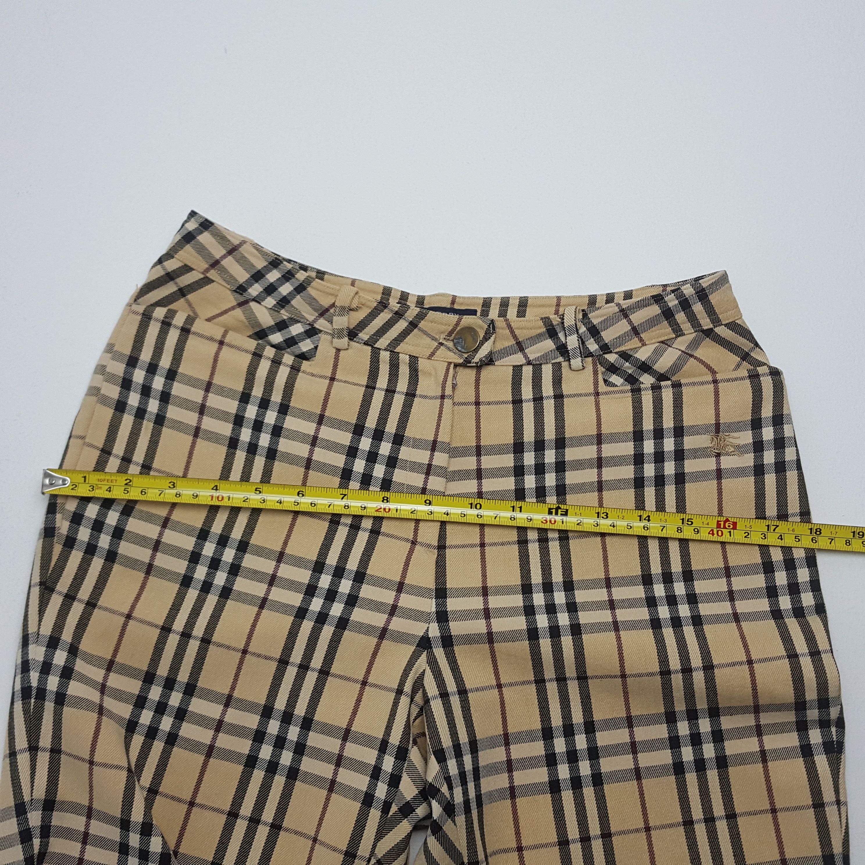 Burberry × Vintage Vintage BURBERRY Nova Check Trousers Pants Size US 27 - 12 Thumbnail