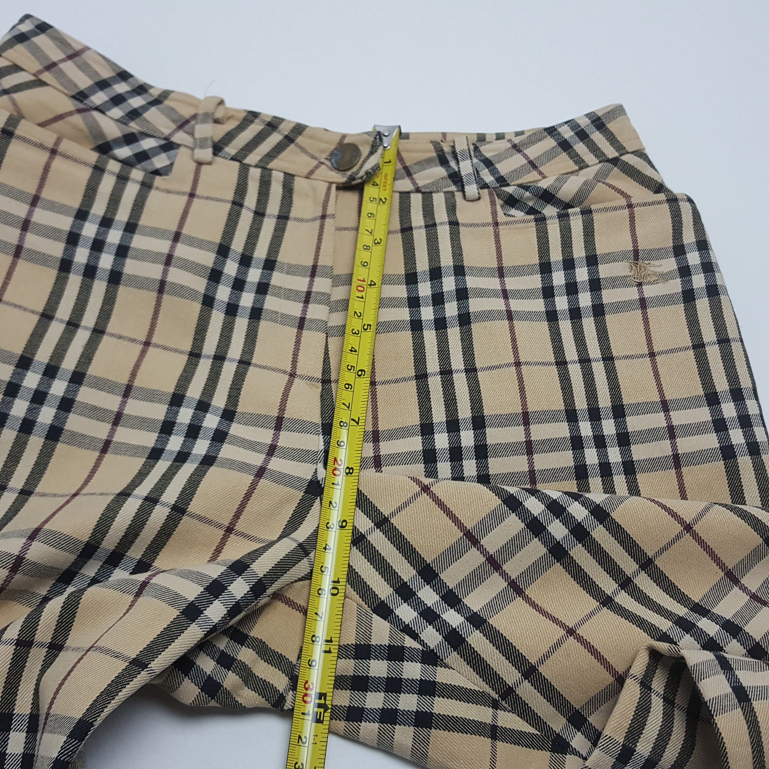 Burberry × Vintage Vintage BURBERRY Nova Check Trousers Pants Size US 27 - 14 Thumbnail