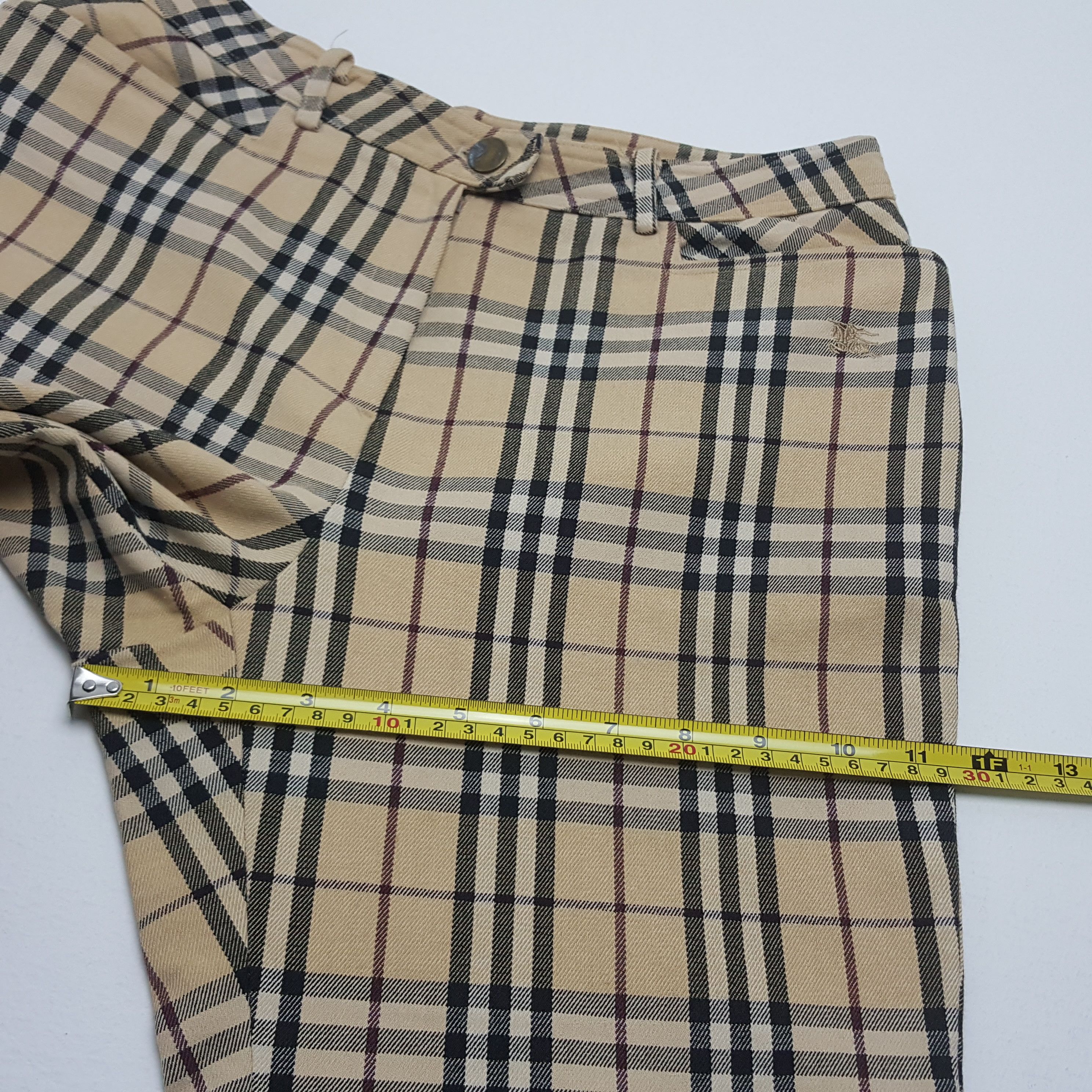Burberry × Vintage Vintage BURBERRY Nova Check Trousers Pants Size US 27 - 11 Thumbnail