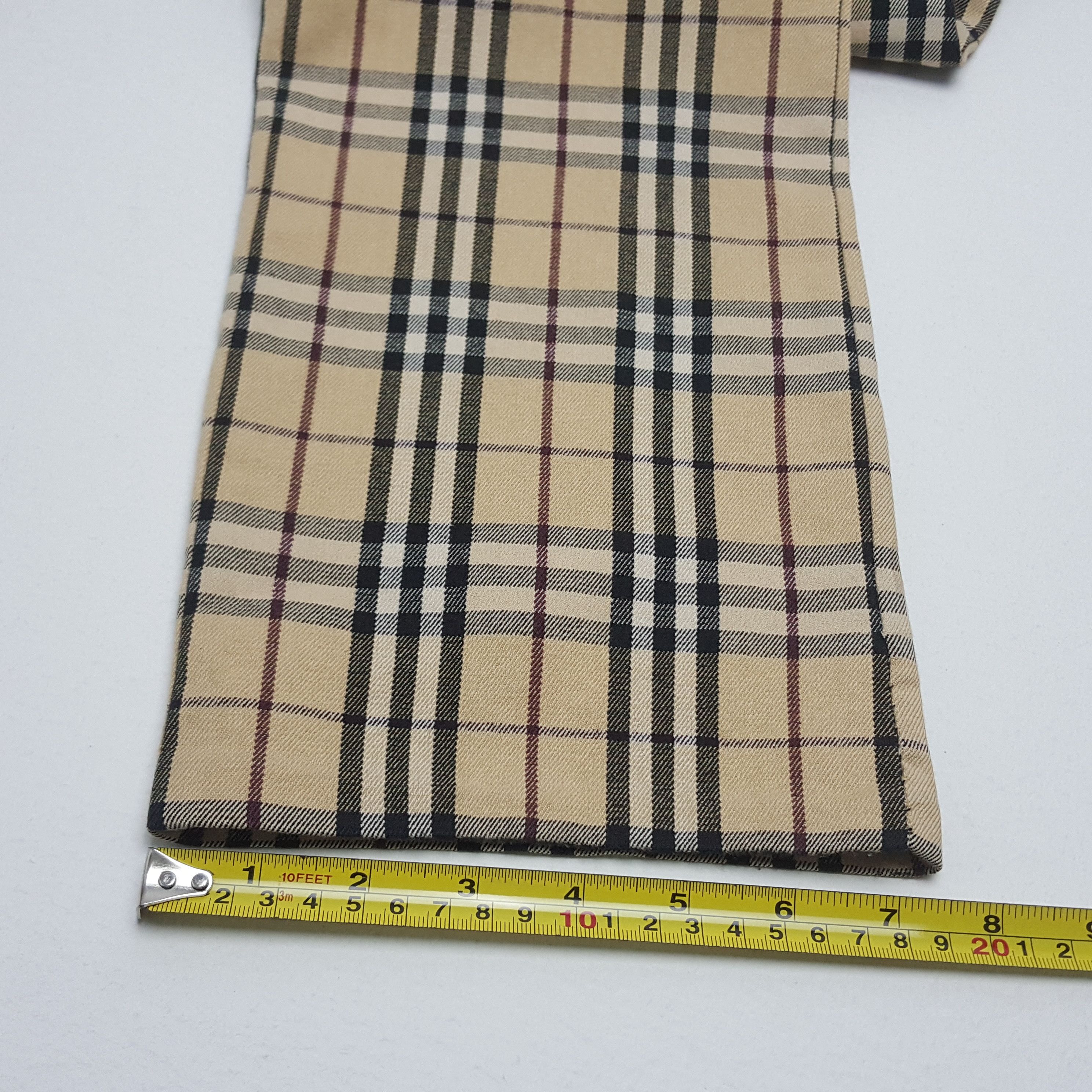Burberry × Vintage Vintage BURBERRY Nova Check Trousers Pants Size US 27 - 16 Thumbnail
