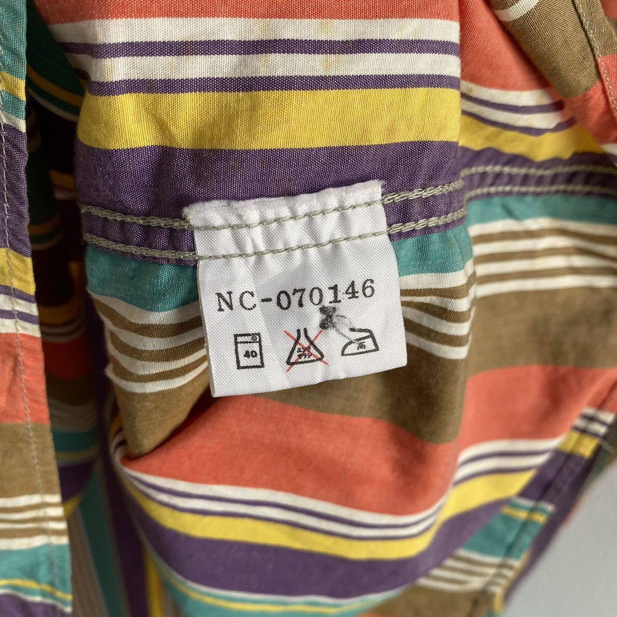 Nigel Cabourn nigel cabourn stripe multi color shirt Size US L / EU 52-54 / 3 - 4 Thumbnail