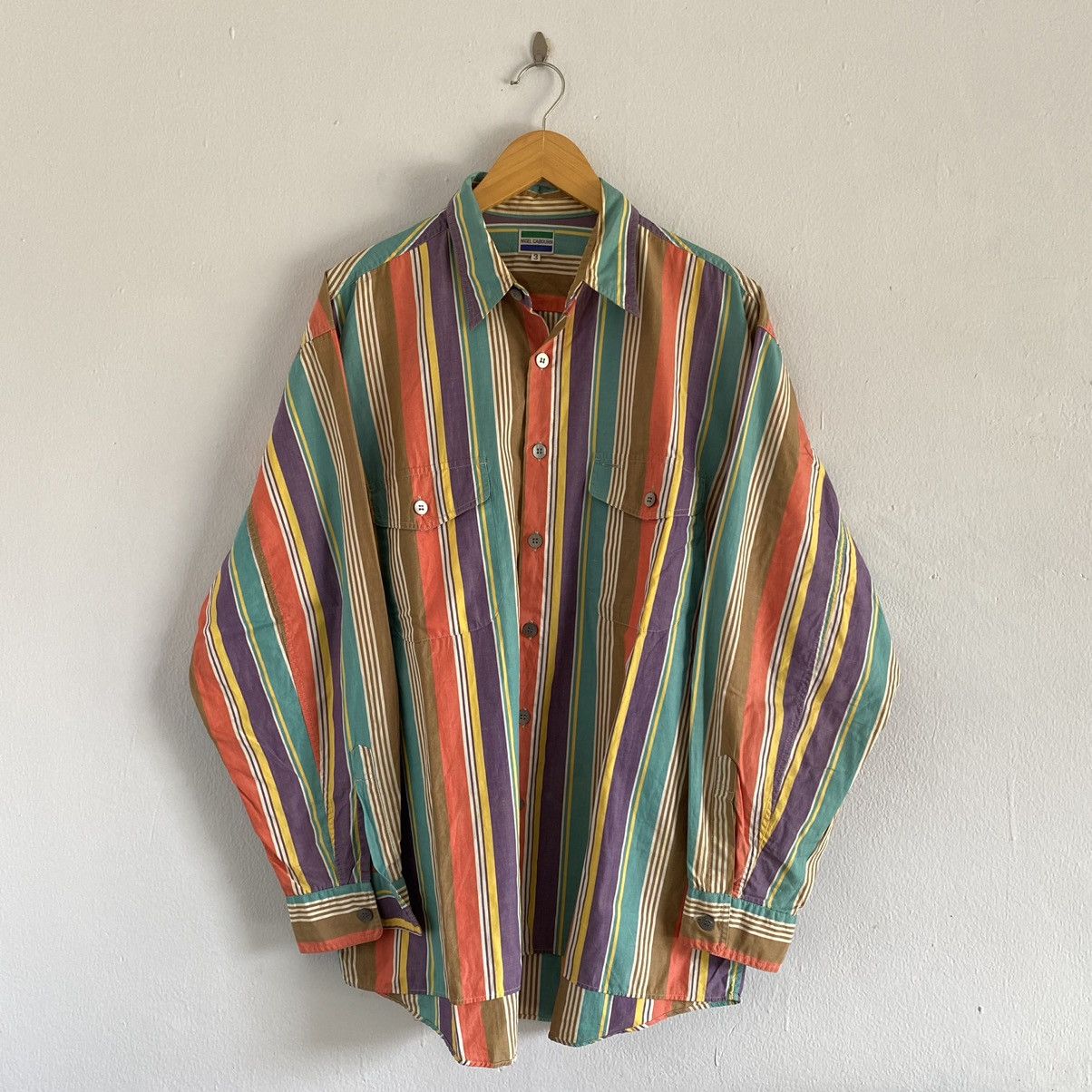 Nigel Cabourn nigel cabourn stripe multi color shirt Size US L / EU 52-54 / 3 - 1 Thumbnail
