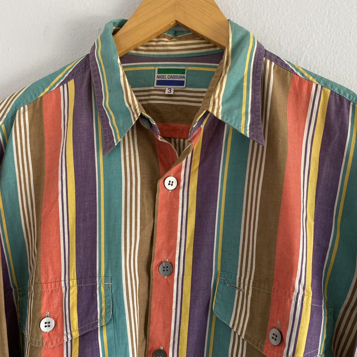 Nigel Cabourn nigel cabourn stripe multi color shirt Size US L / EU 52-54 / 3 - 3 Thumbnail