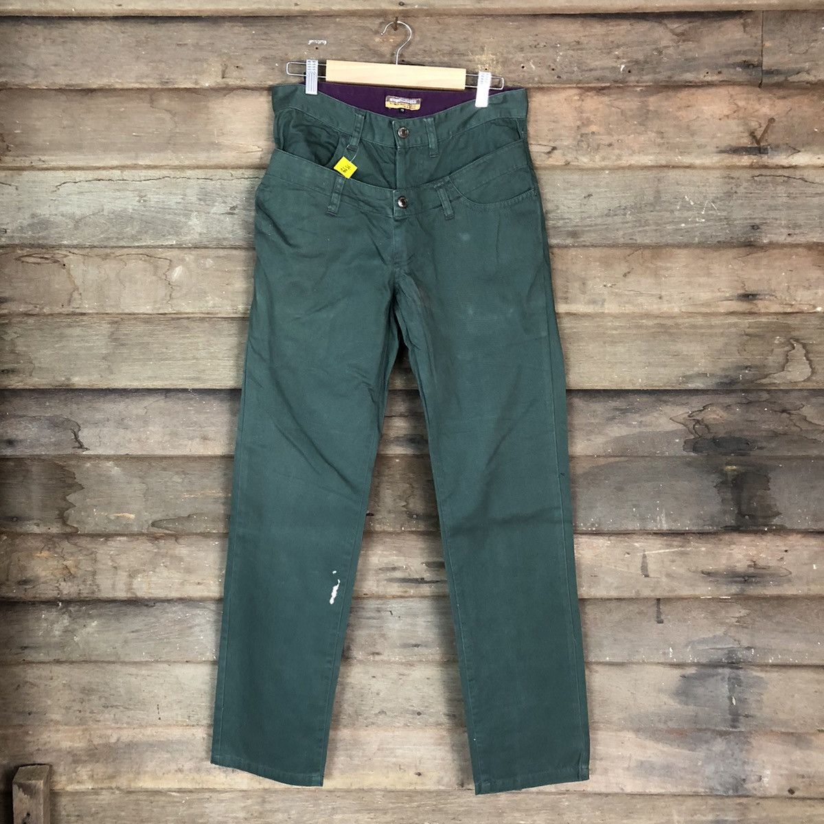 Japanese Brand DLL Euphuistic Double Waist Cargo Multipocket Pants #1538 Size US 30 / EU 46 - 1 Thumbnail