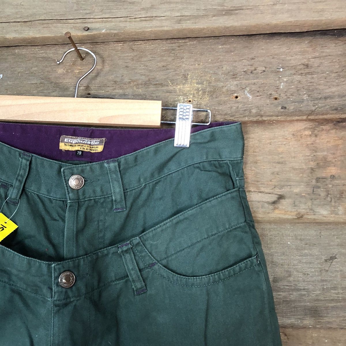 Japanese Brand DLL Euphuistic Double Waist Cargo Multipocket Pants #1538 Size US 30 / EU 46 - 5 Thumbnail