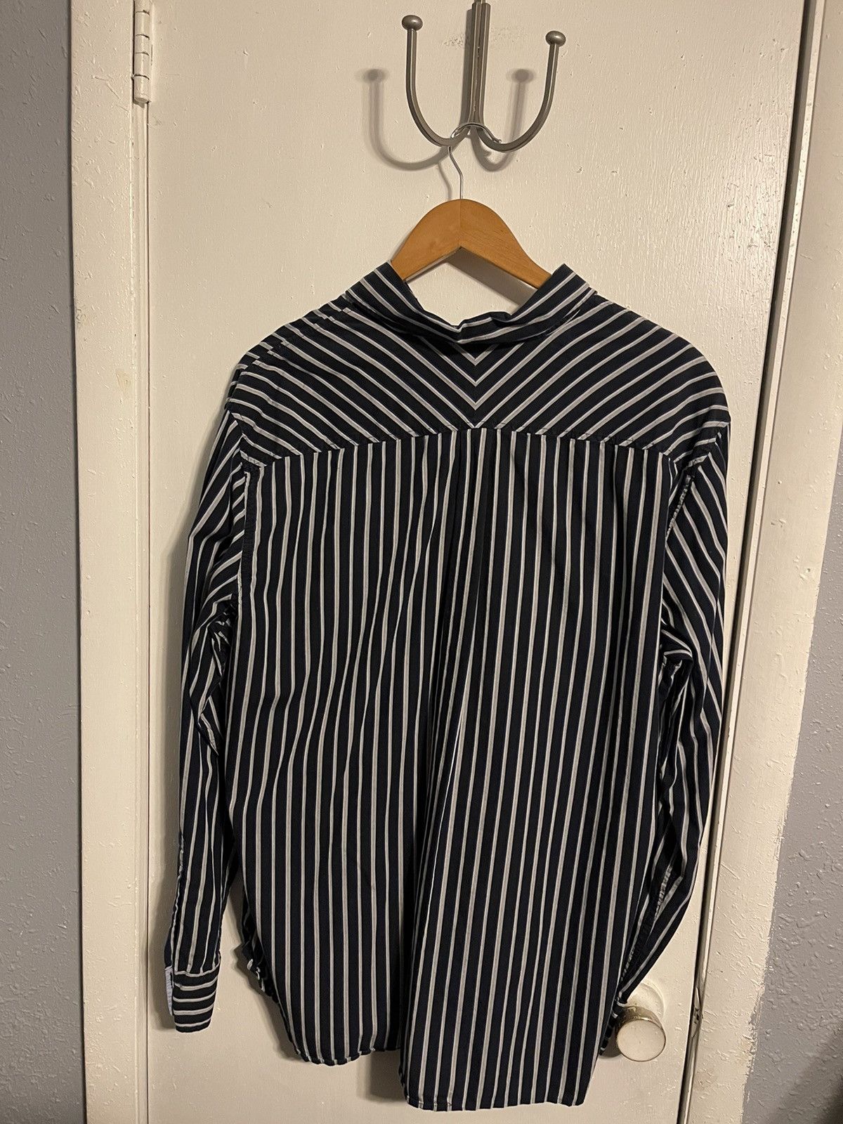 Converse Vintage Converse Striped Shirt Size US XL / EU 56 / 4 - 4 Thumbnail