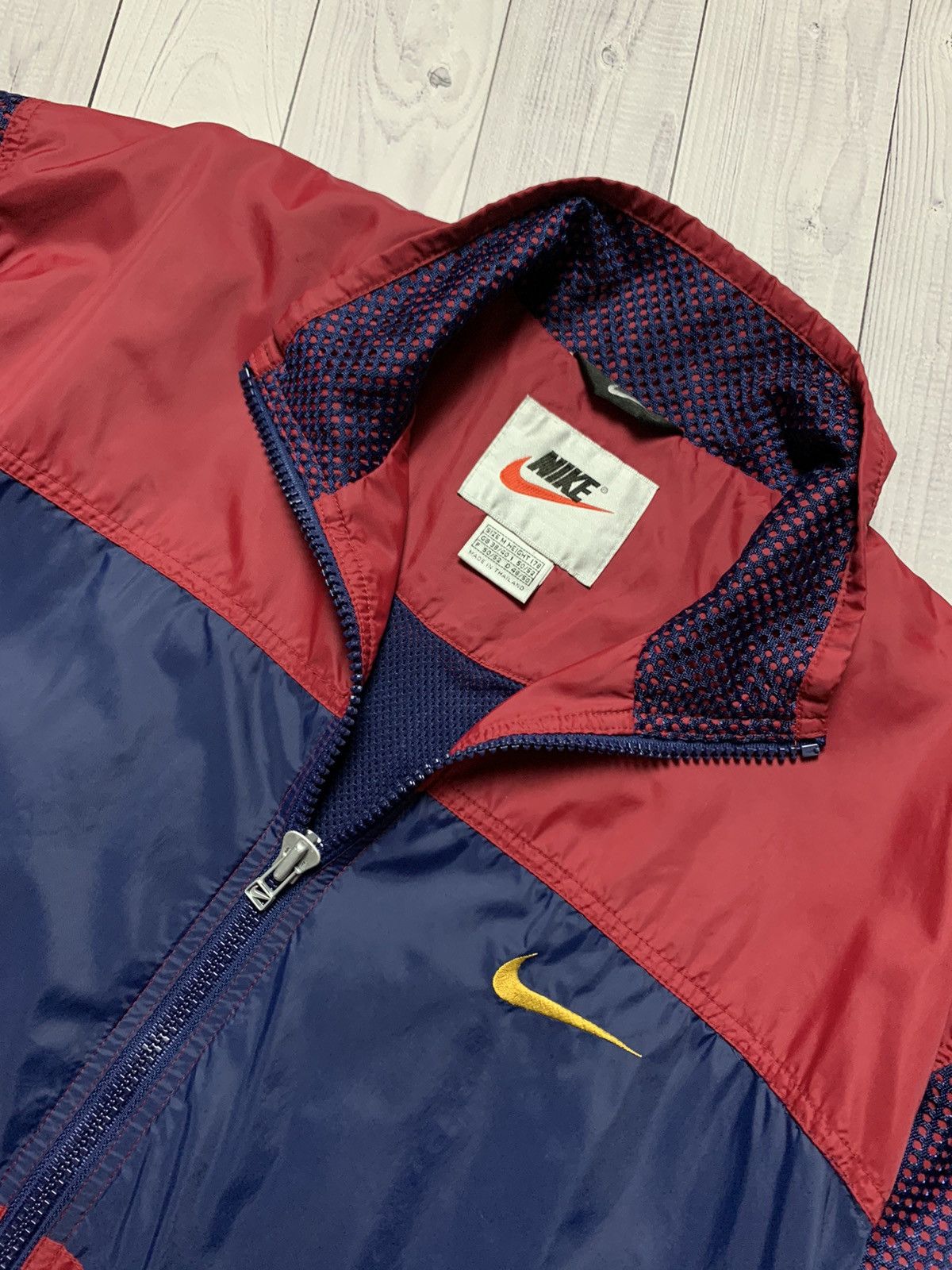 Nike × Vintage Vintage Nike Track jacket big logo M swoosh size M Size US M / EU 48-50 / 2 - 5 Thumbnail