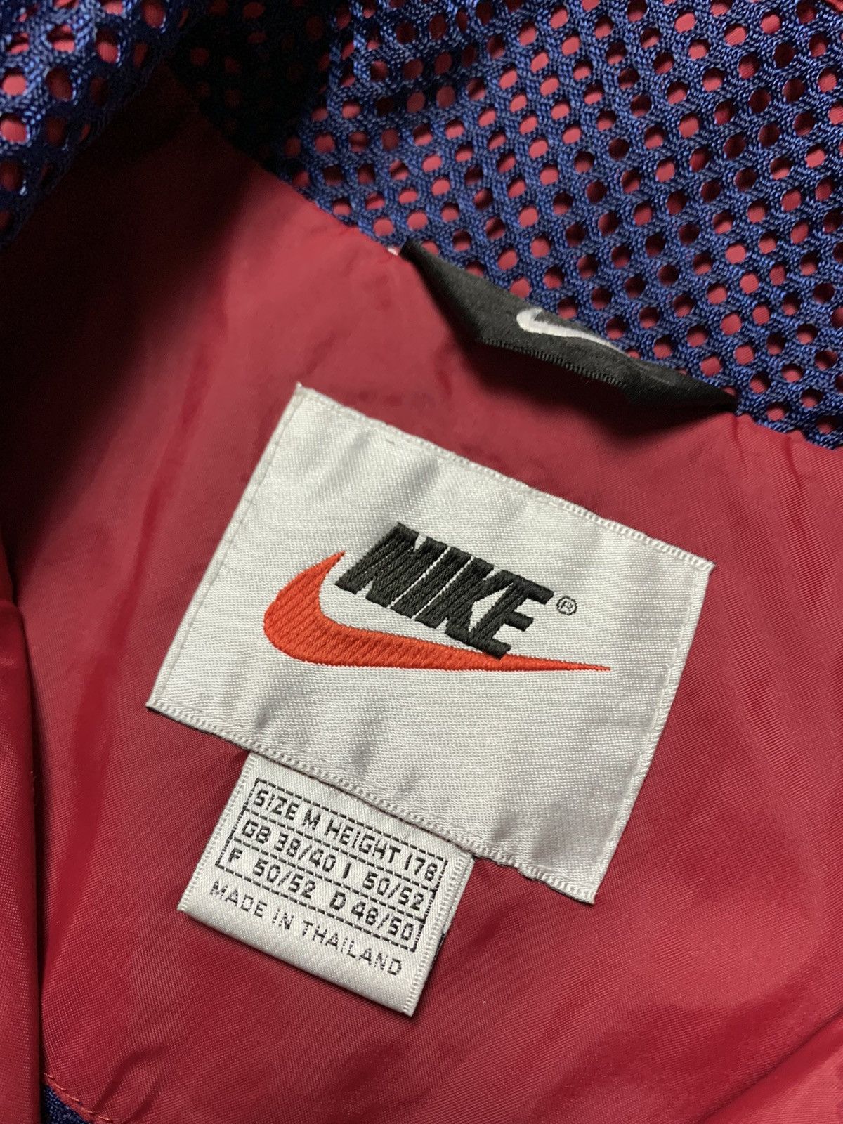 Nike × Vintage Vintage Nike Track jacket big logo M swoosh size M Size US M / EU 48-50 / 2 - 6 Thumbnail