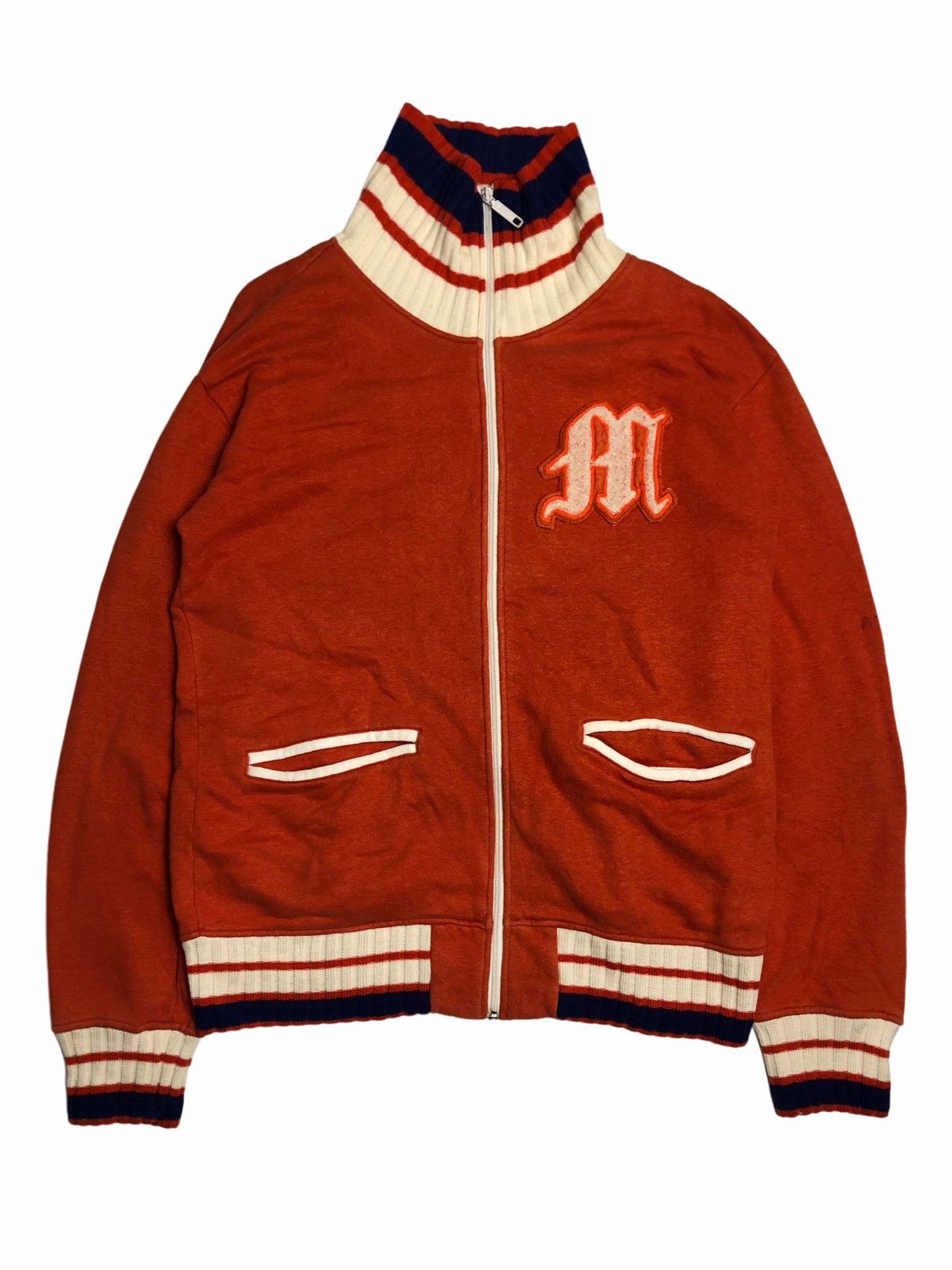image of Angel Blue Needgone1990S Muchacha - Jumper Zip Jacket in Orange, Men's (Size Medium)
