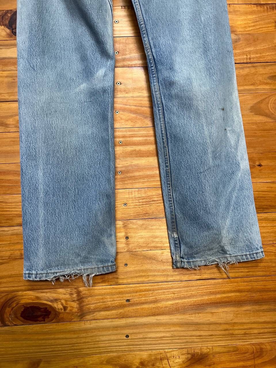 Levi's VINTAGE LEVI’S 524 DISTRESS DENIM JEANS Size US 34 / EU 50 - 11 Thumbnail