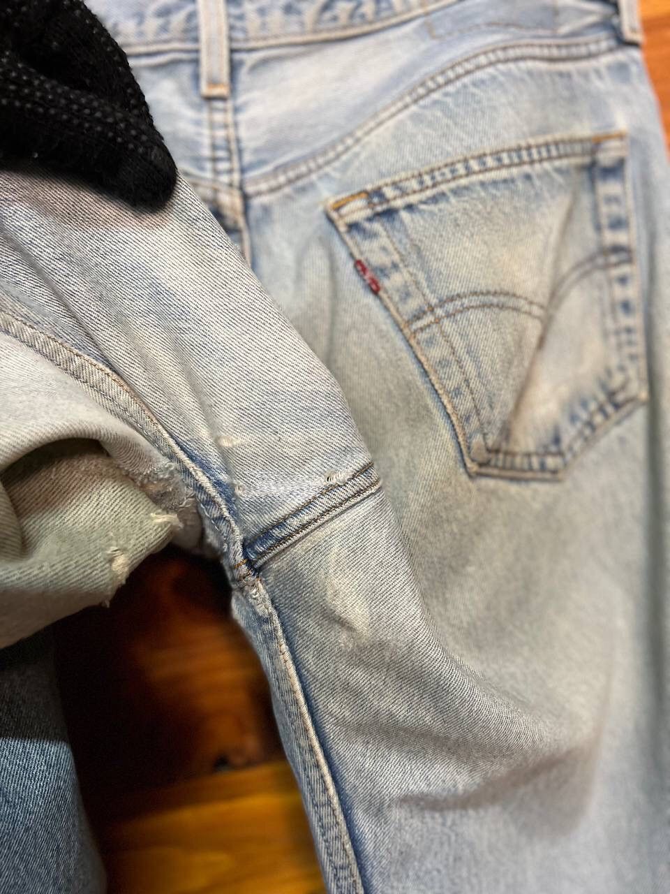 Levi's VINTAGE LEVI’S 524 DISTRESS DENIM JEANS Size US 34 / EU 50 - 10 Thumbnail
