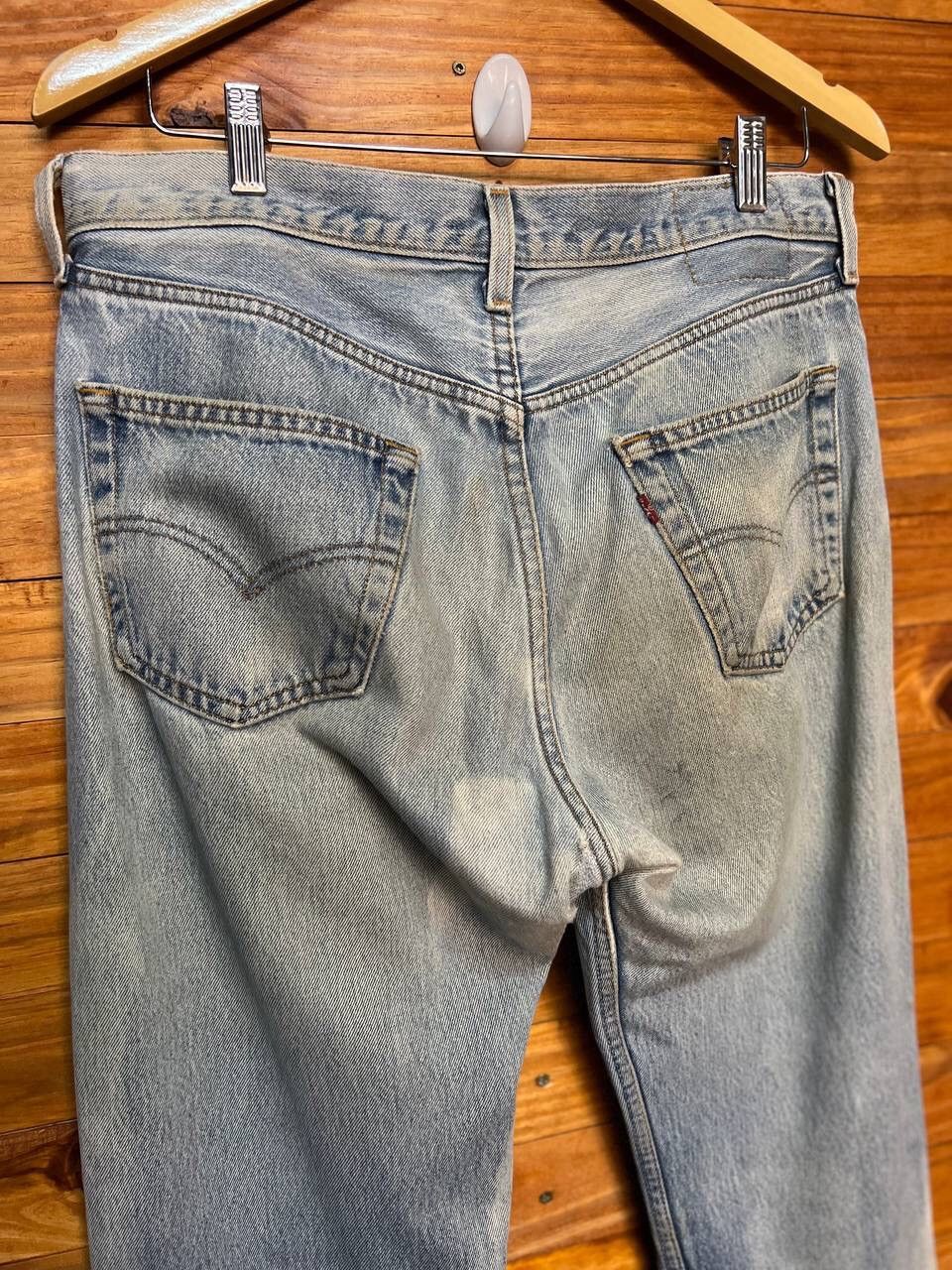 Levi's VINTAGE LEVI’S 524 DISTRESS DENIM JEANS Size US 34 / EU 50 - 9 Thumbnail
