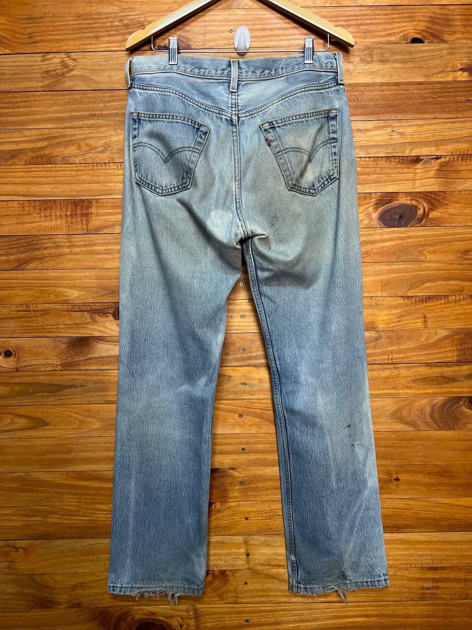Levi's VINTAGE LEVI’S 524 DISTRESS DENIM JEANS Size US 34 / EU 50 - 8 Thumbnail
