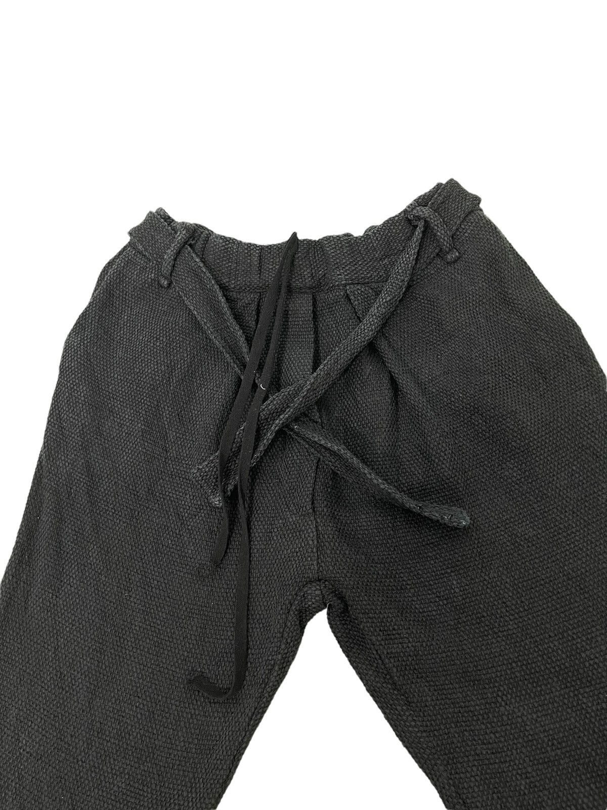 Japanese Brand Seiko Taki Thick Woven Cotton Jogger Indigo Black 8🟦 Size US 32 / EU 48 - 6 Thumbnail