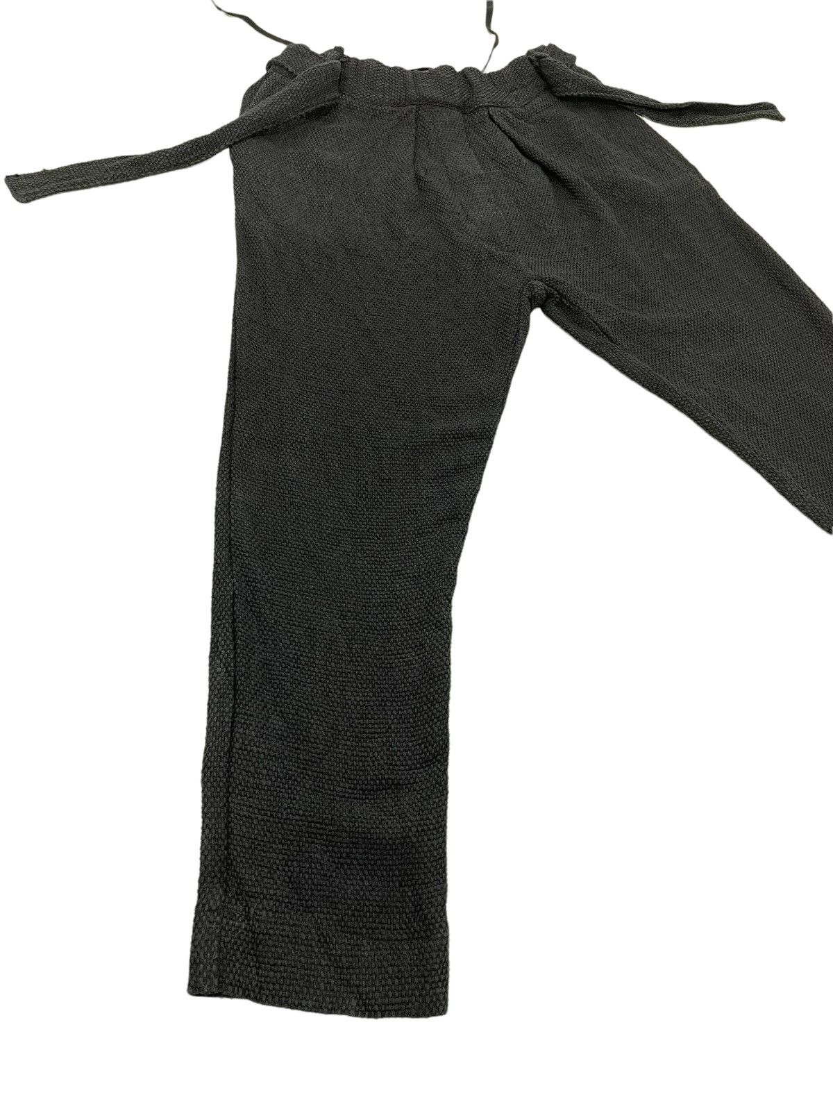 Japanese Brand Seiko Taki Thick Woven Cotton Jogger Indigo Black 8🟦 Size US 32 / EU 48 - 2 Thumbnail