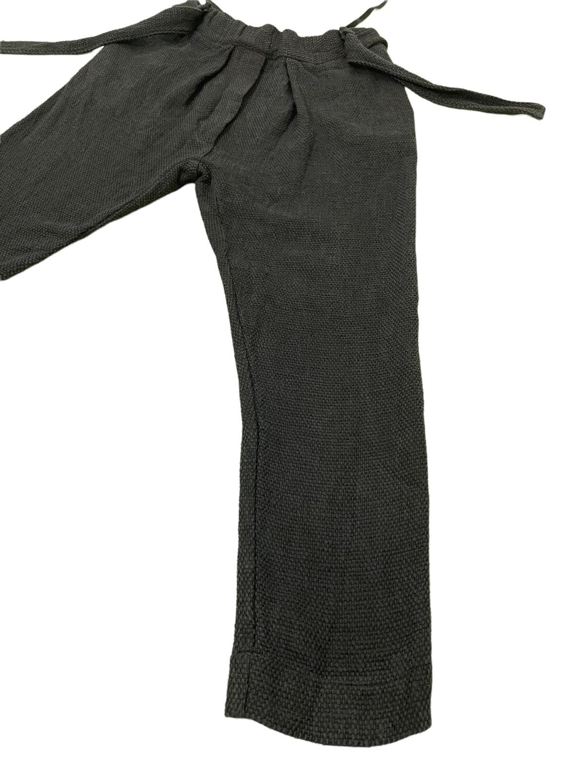 Japanese Brand Seiko Taki Thick Woven Cotton Jogger Indigo Black 8🟦 Size US 32 / EU 48 - 3 Thumbnail