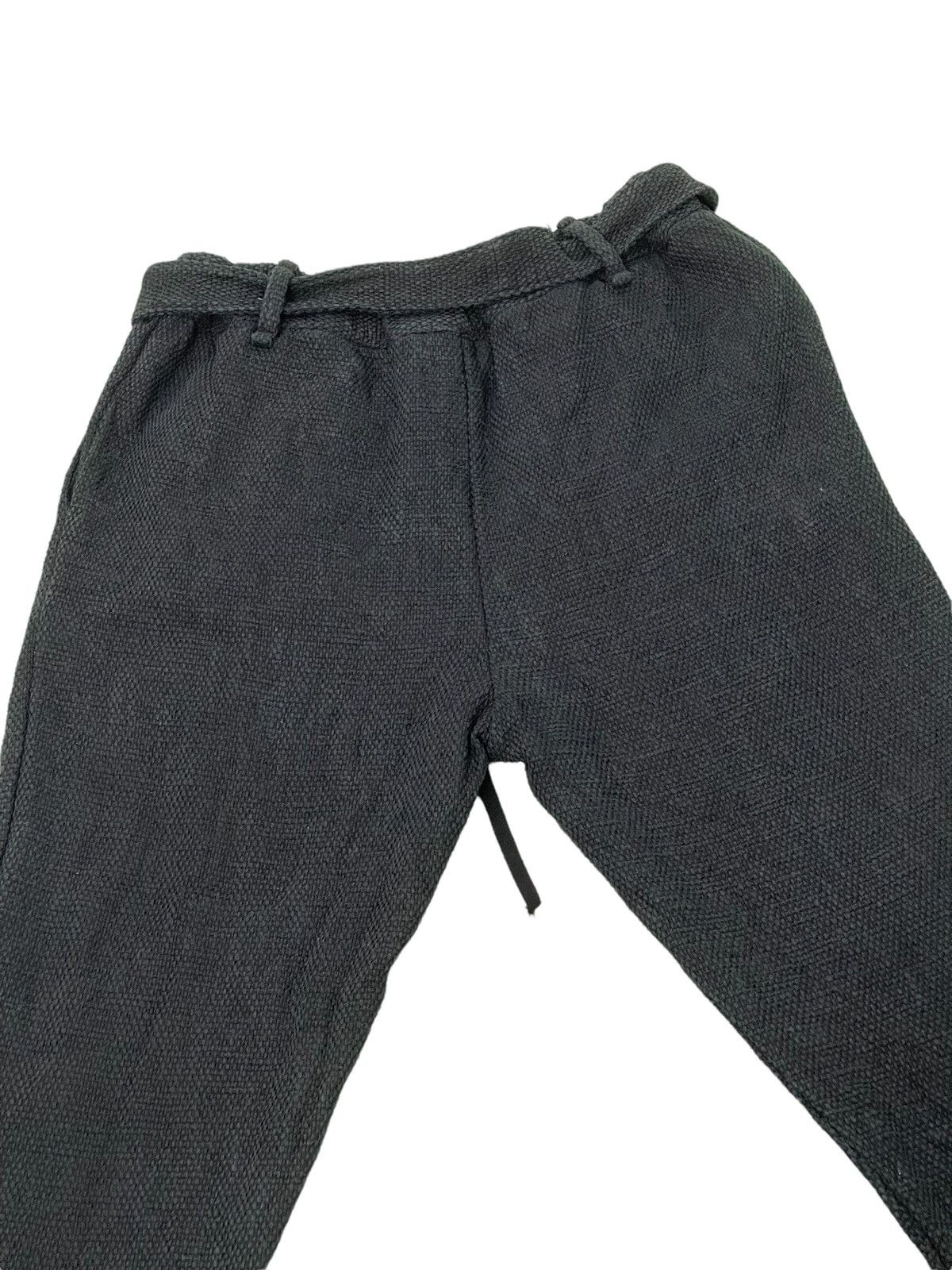 Japanese Brand Seiko Taki Thick Woven Cotton Jogger Indigo Black 8🟦 Size US 32 / EU 48 - 10 Thumbnail