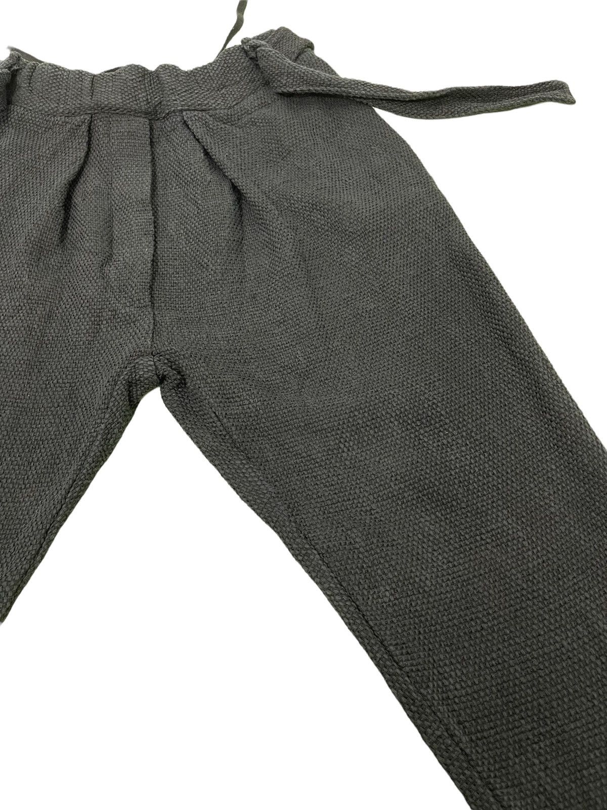 Japanese Brand Seiko Taki Thick Woven Cotton Jogger Indigo Black 8🟦 Size US 32 / EU 48 - 5 Thumbnail