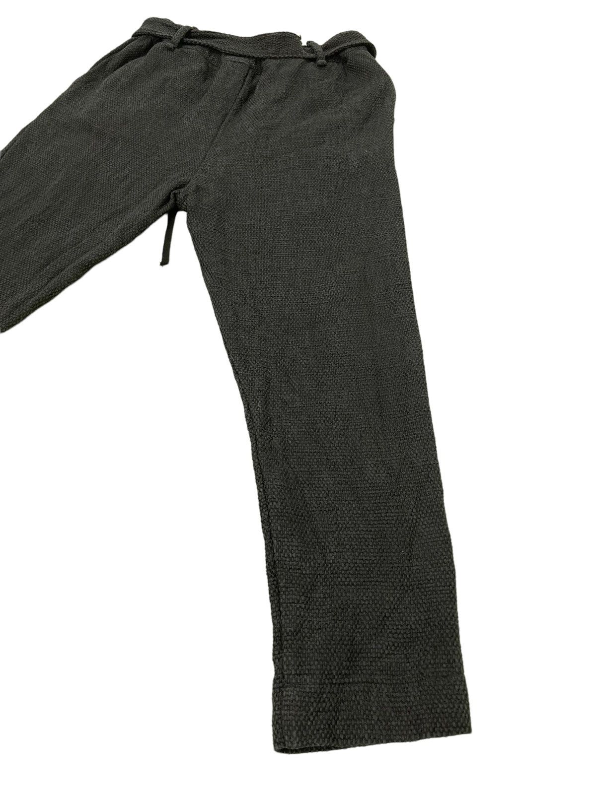 Japanese Brand Seiko Taki Thick Woven Cotton Jogger Indigo Black 8🟦 Size US 32 / EU 48 - 9 Thumbnail