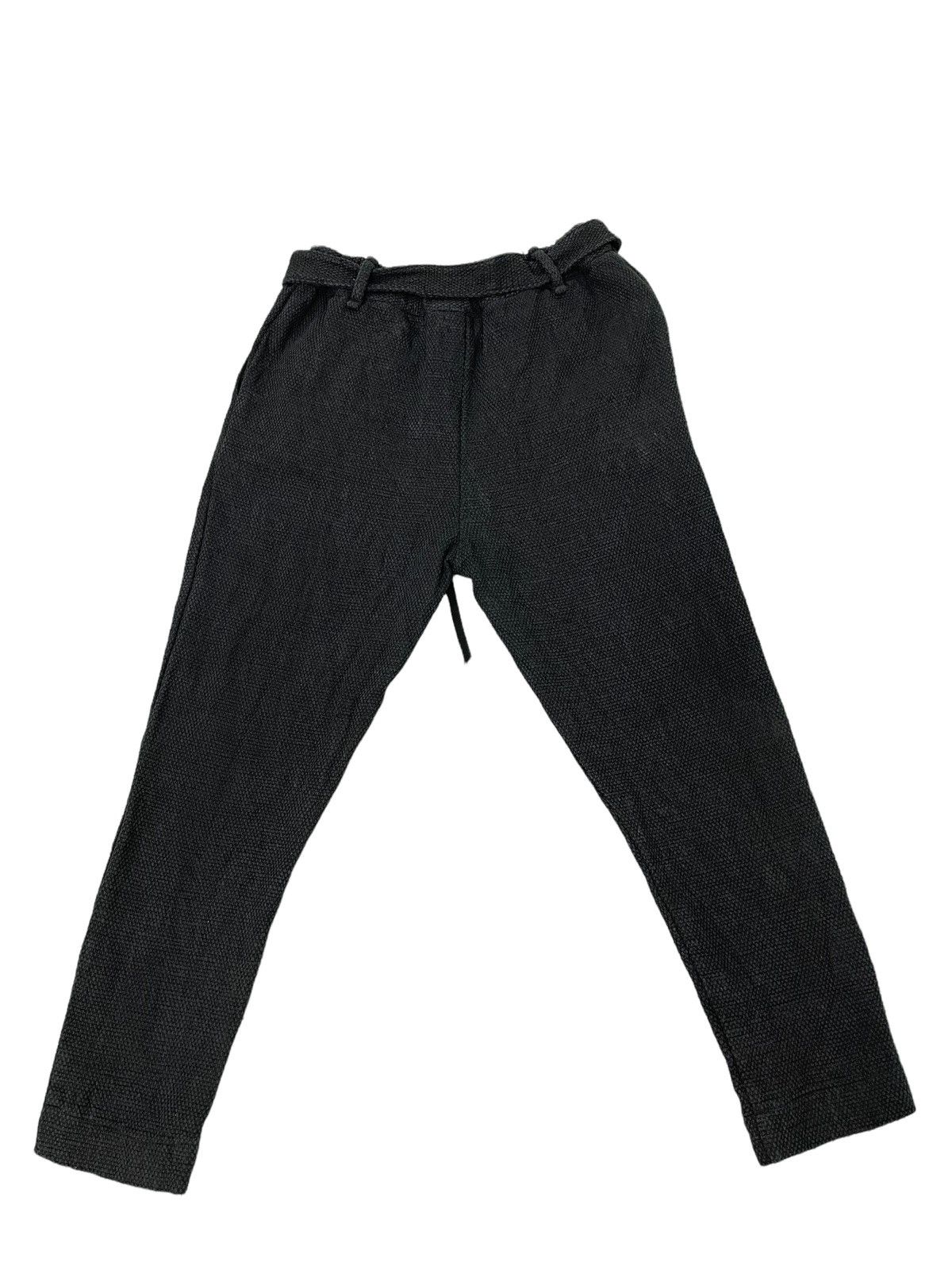 Japanese Brand Seiko Taki Thick Woven Cotton Jogger Indigo Black 8🟦 Size US 32 / EU 48 - 7 Thumbnail