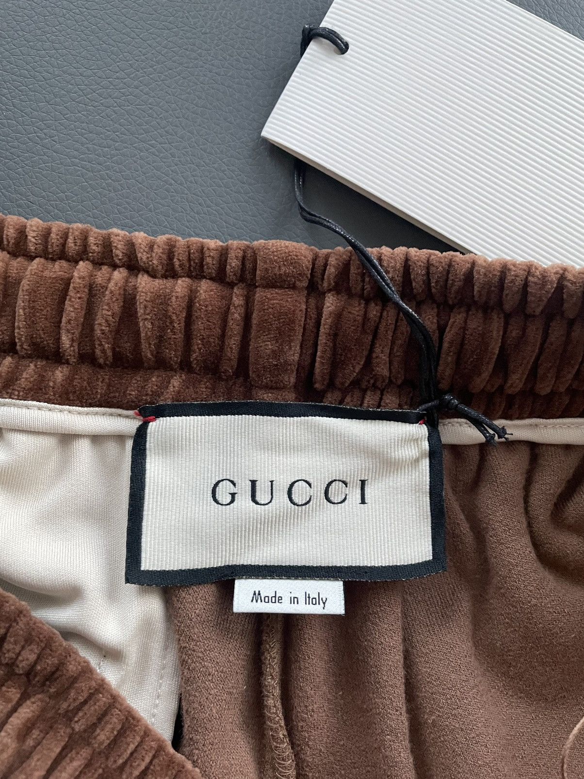 Gucci Super Runway GG Logo Chenille Velour Jogging Tracksuit Pant Size US 34 / EU 50 - 5 Thumbnail