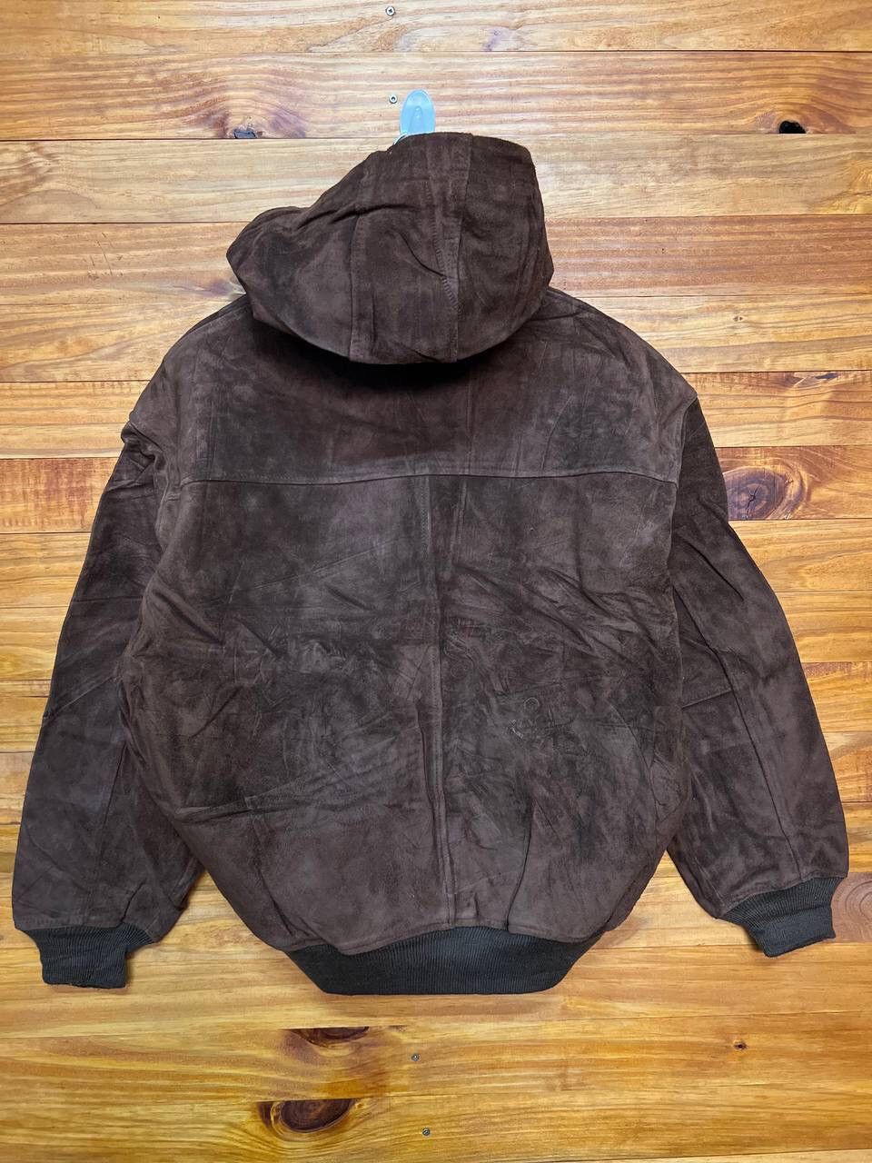 Leather 🔥STEALS🔥SEAHOP SUEDE LEATHER SHERPA HOODIE Size US M / EU 48-50 / 2 - 8 Thumbnail