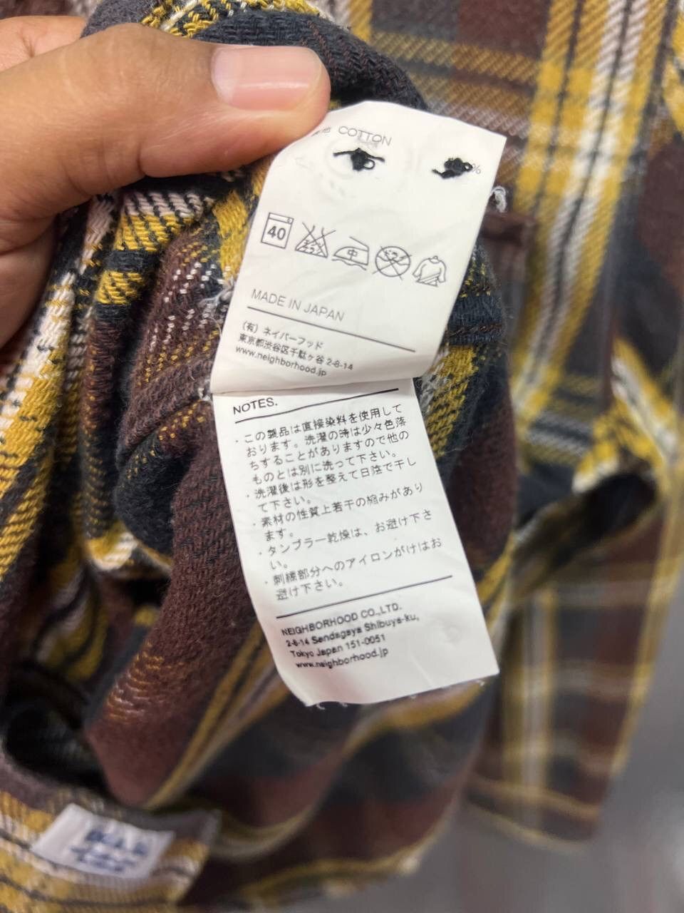 Neighborhood NEIGHBORHOOD COTTON FLANNEL MADE IN JAPAN Size US M / EU 48-50 / 2 - 11 Thumbnail