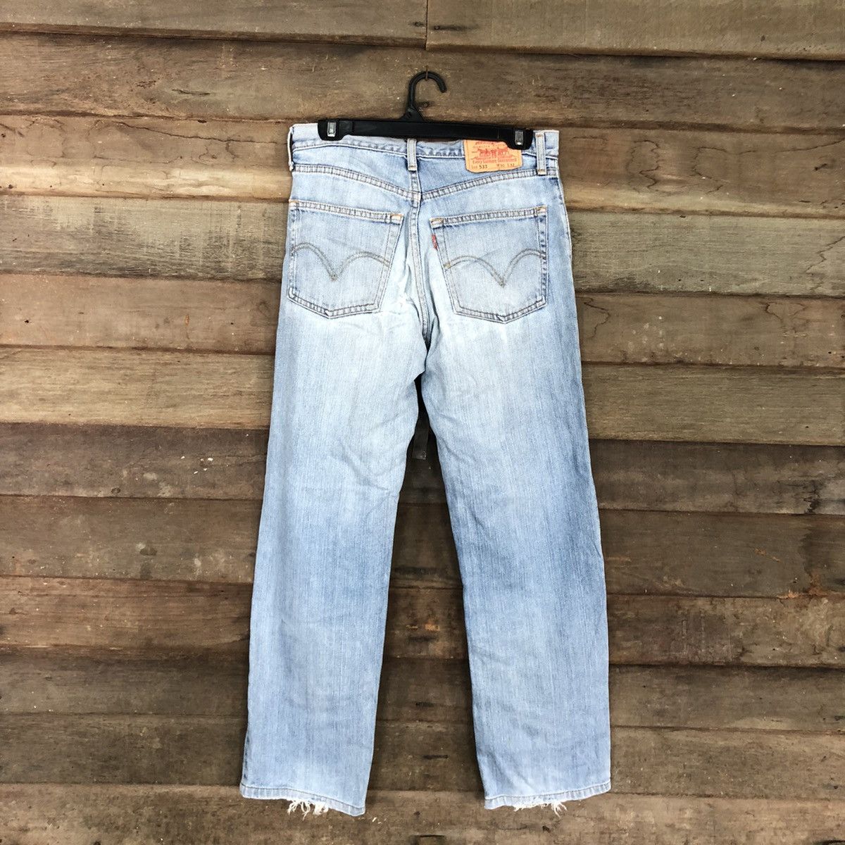 Levi's 533 Levis Strauss faded Blue Denim Jeans Pants #4581 Size US 29 - 9 Thumbnail