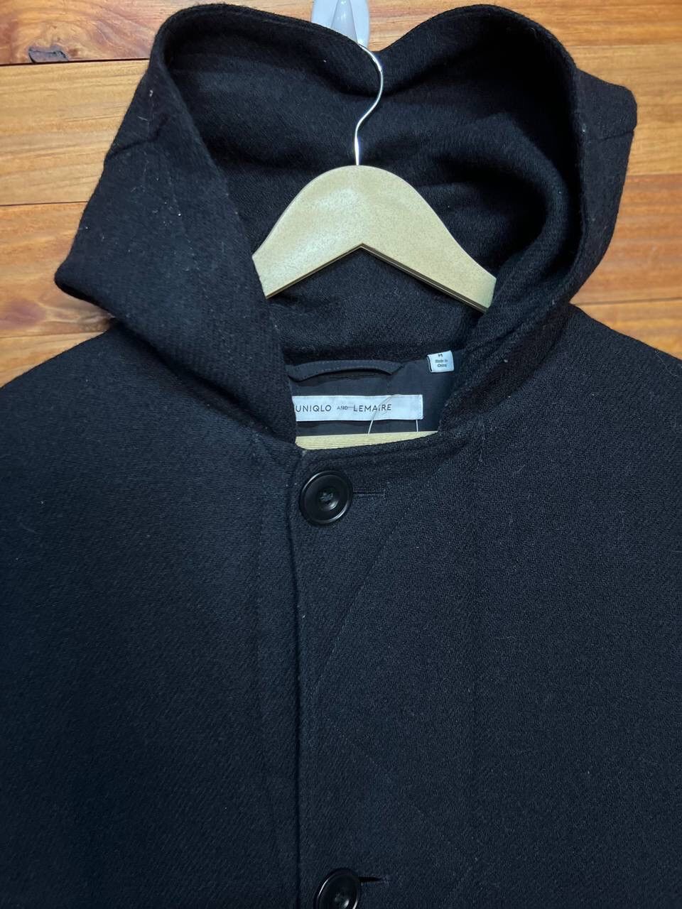 Lemaire × Uniqlo UNIQLO & LEMAIRE WOOL HOODIE LONG COAT Size M / US 6-8 / IT 42-44 - 6 Thumbnail