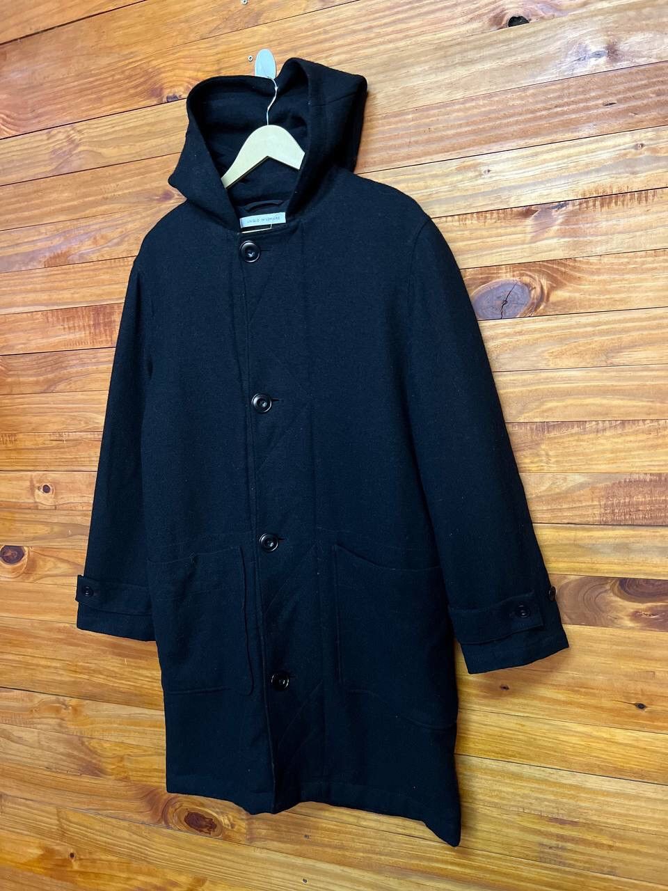 Lemaire × Uniqlo UNIQLO & LEMAIRE WOOL HOODIE LONG COAT Size M / US 6-8 / IT 42-44 - 3 Thumbnail