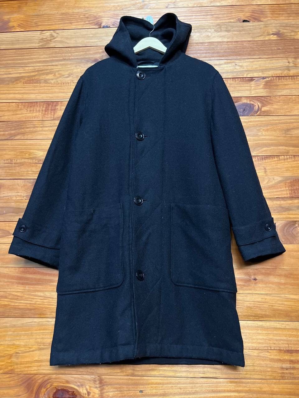 Lemaire × Uniqlo UNIQLO & LEMAIRE WOOL HOODIE LONG COAT Size M / US 6-8 / IT 42-44 - 4 Thumbnail