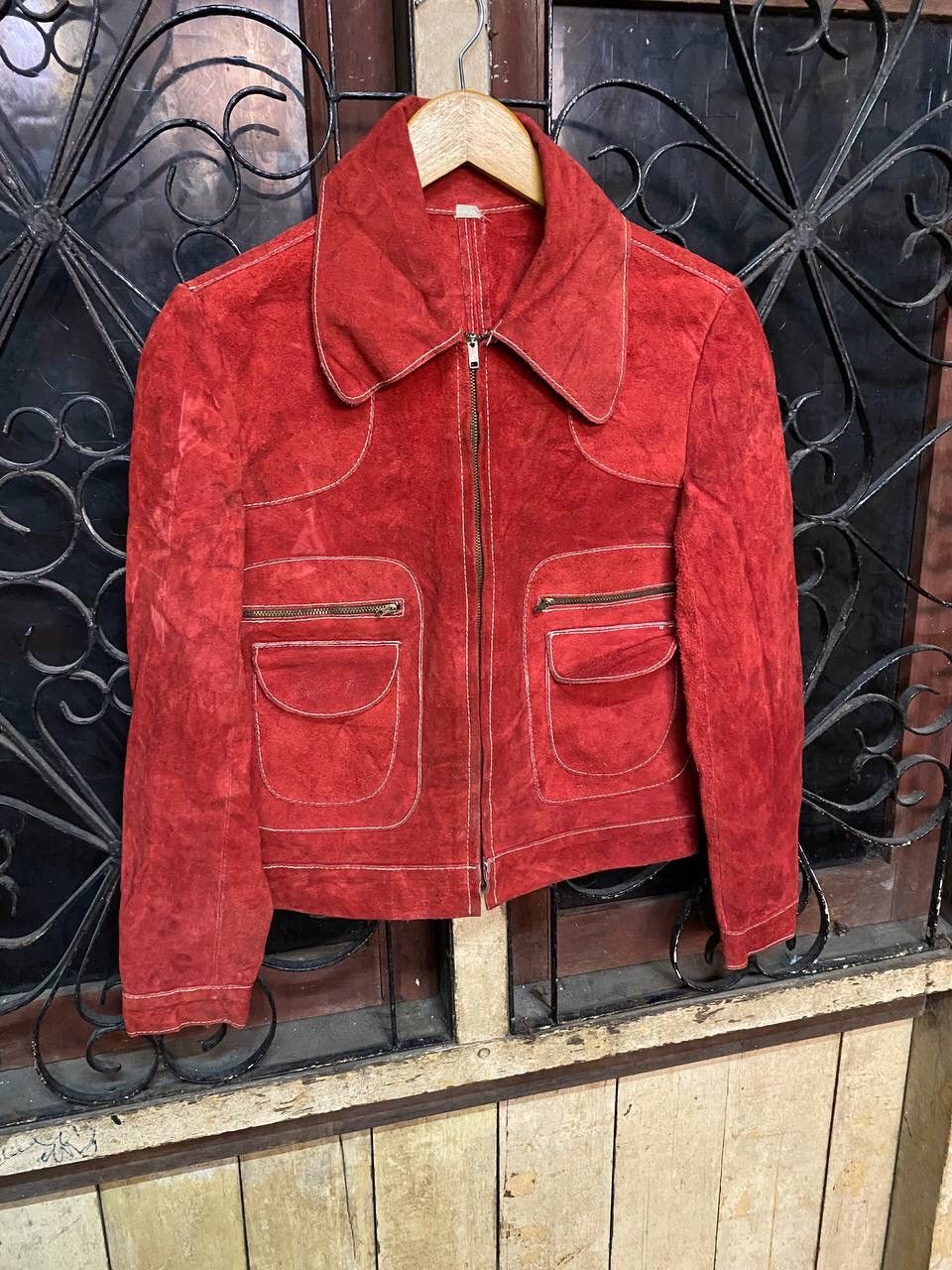 Japanese Brand Vintage 80s Leathers Craft Jacket Size US S / EU 44-46 / 1 - 5 Thumbnail